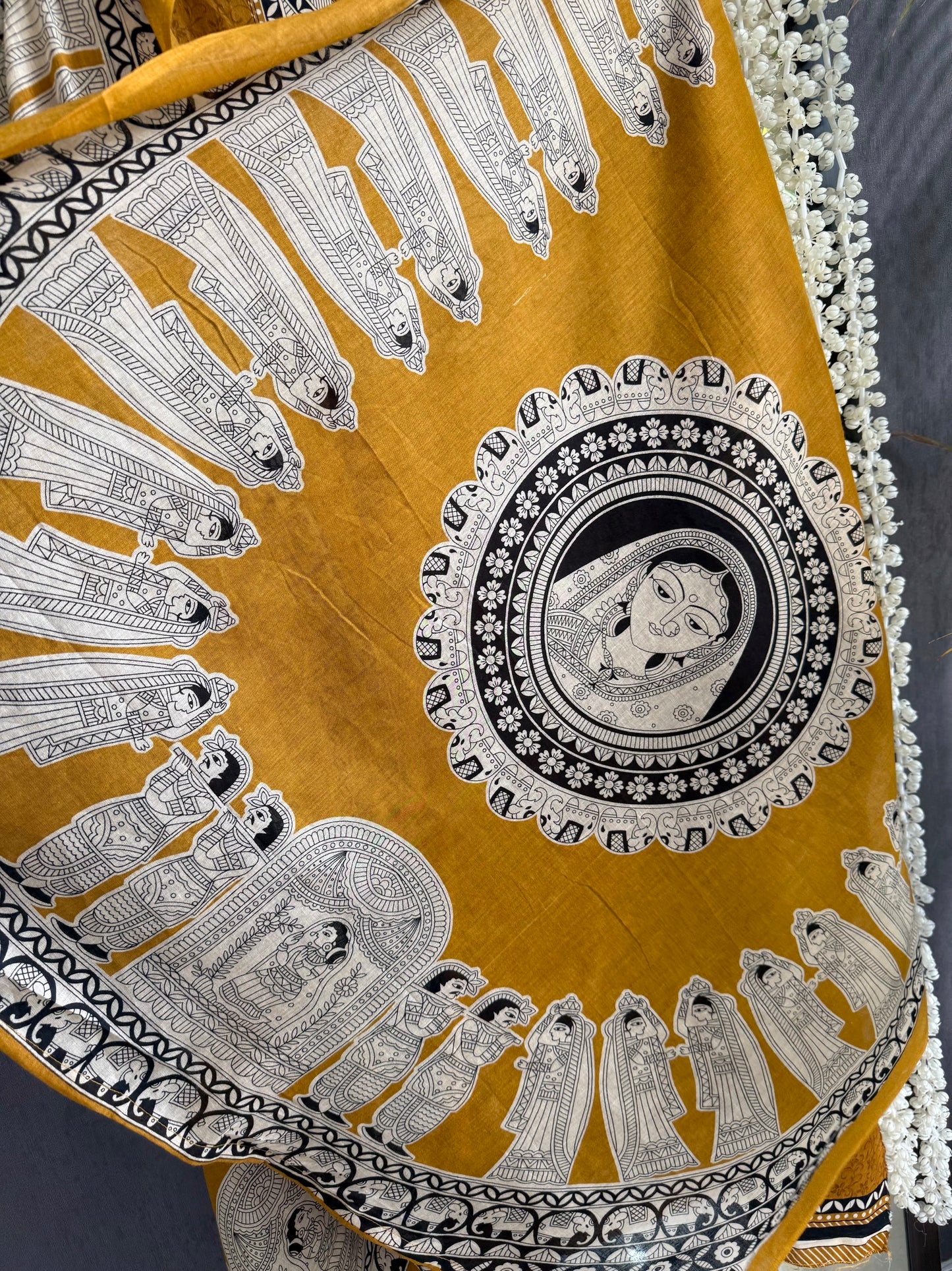 Mulmul cotton raani suit