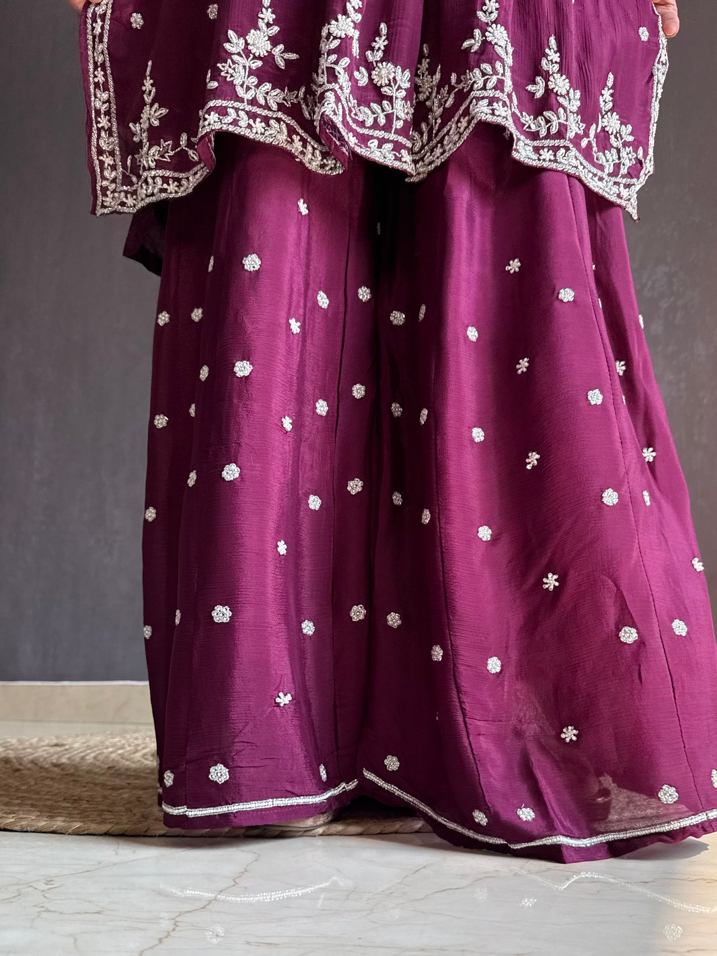 Handwork sharara set