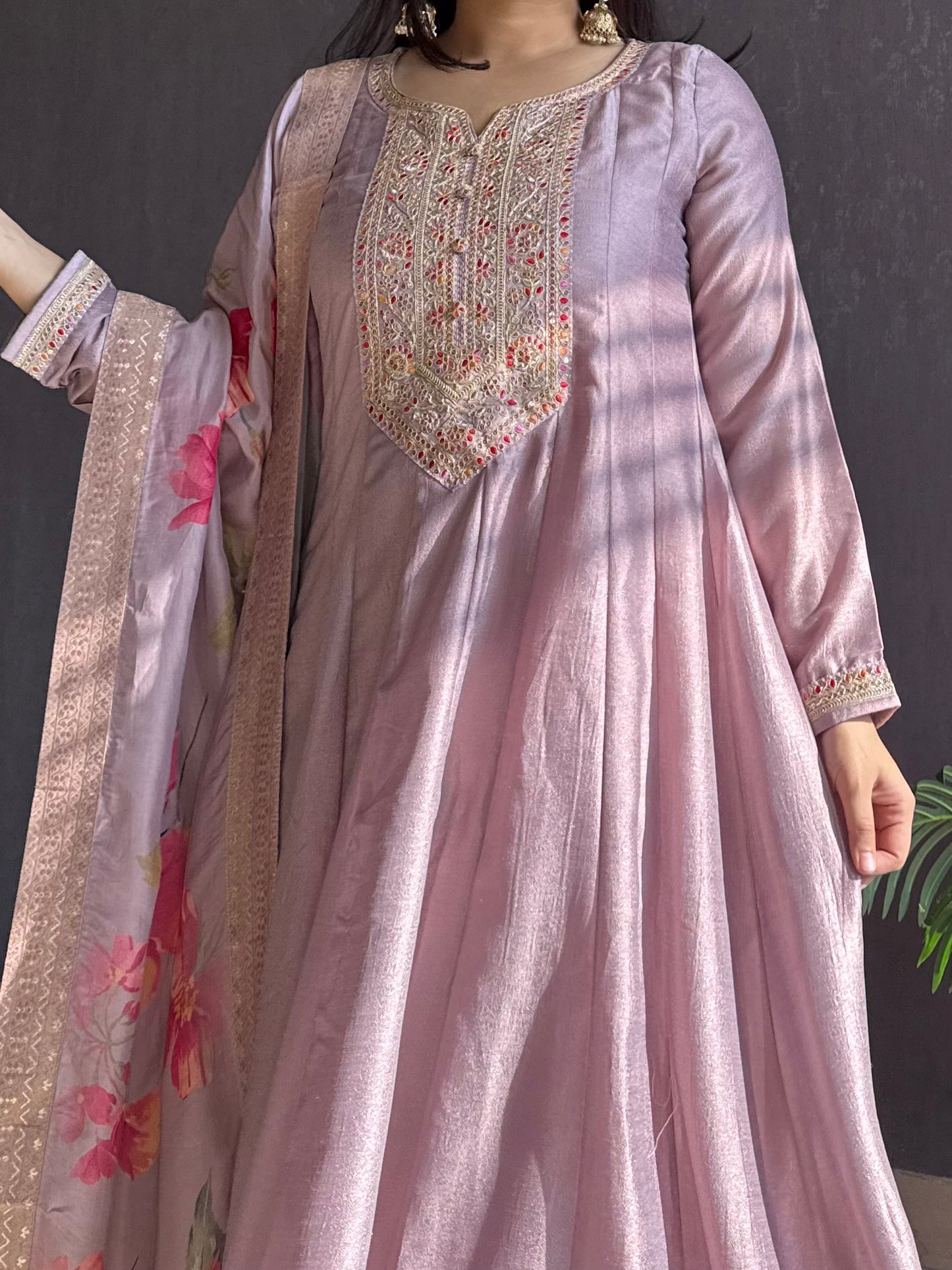 kalidaar designer Anarkali set