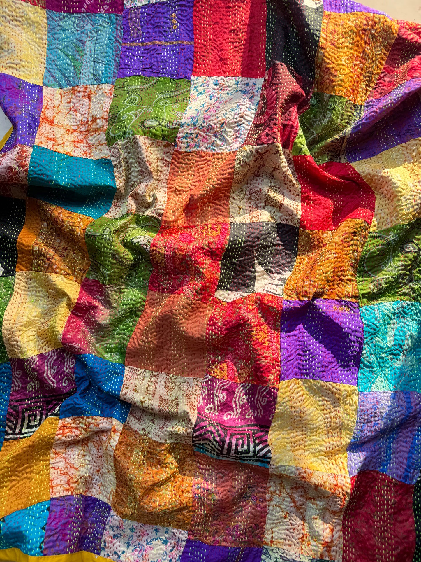 Pure cotton kantha patchwork suits