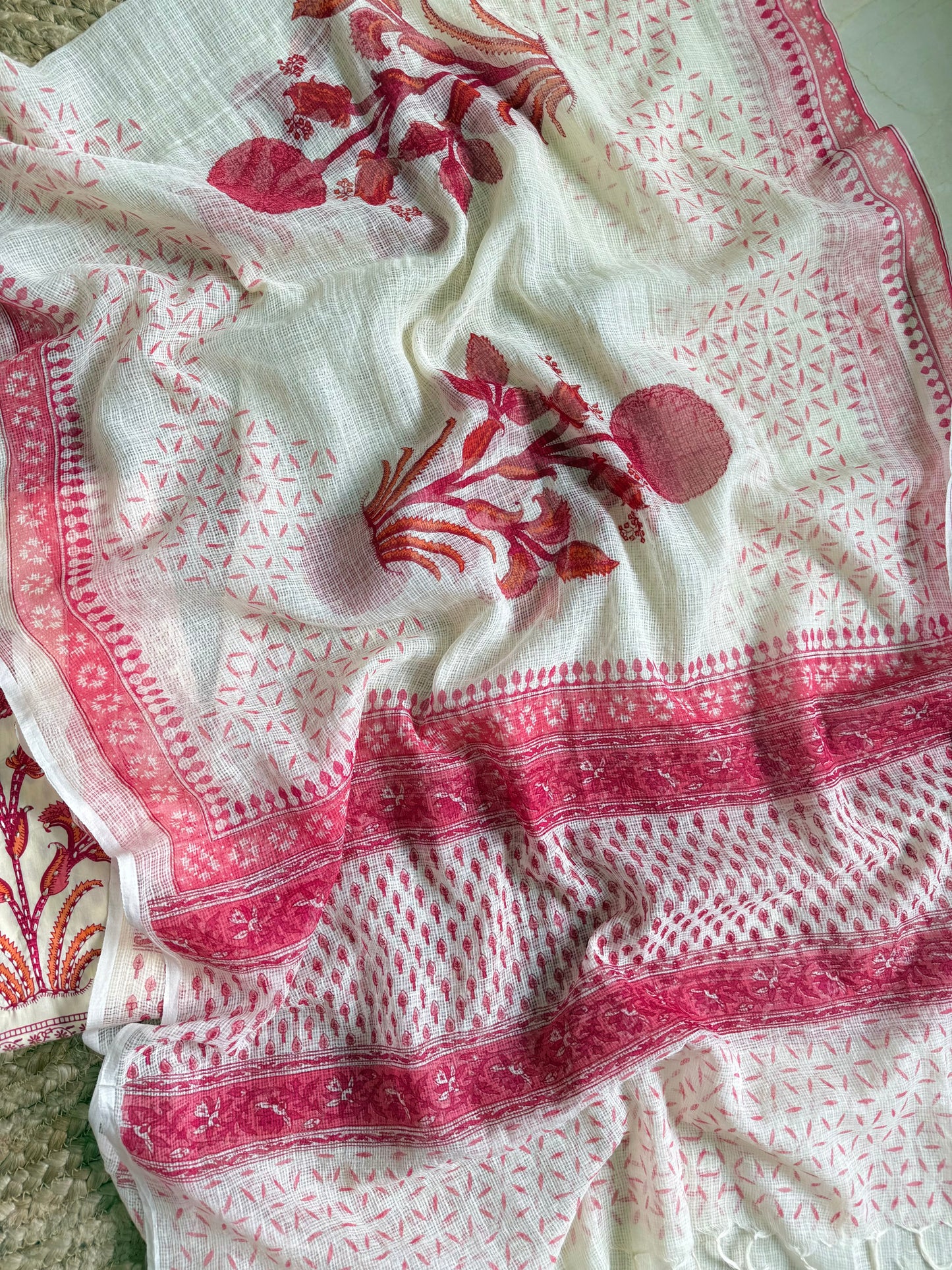 Mulmul handblock printed suits