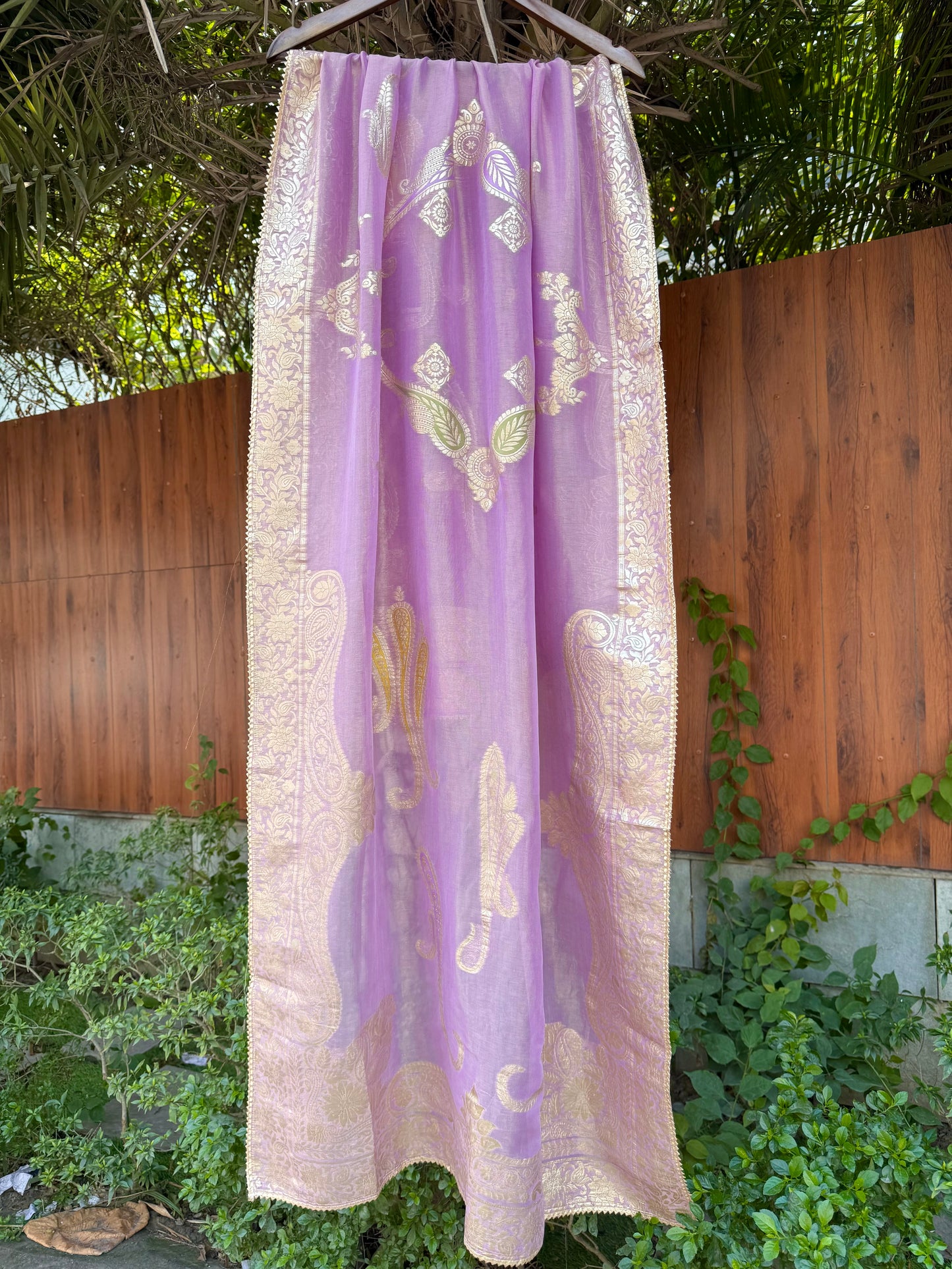 Luxurious handwork Tissue Benarsi silk suit