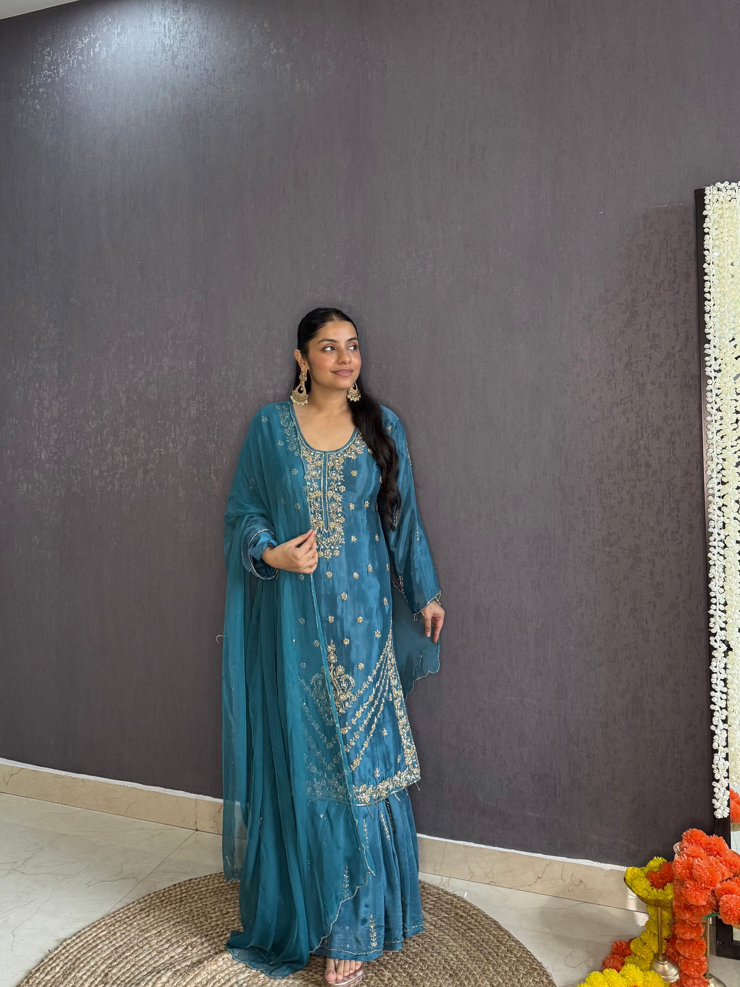 Handwork sharara set