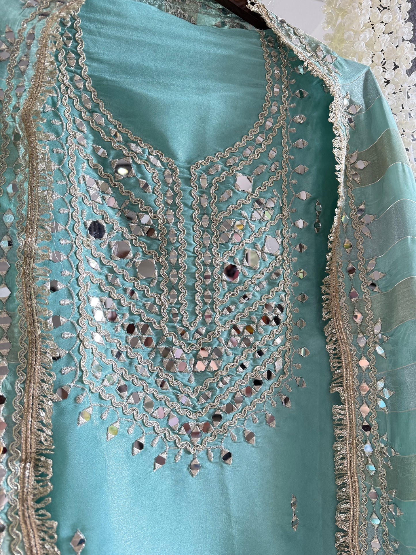 Luxurious Mirrorwork suit