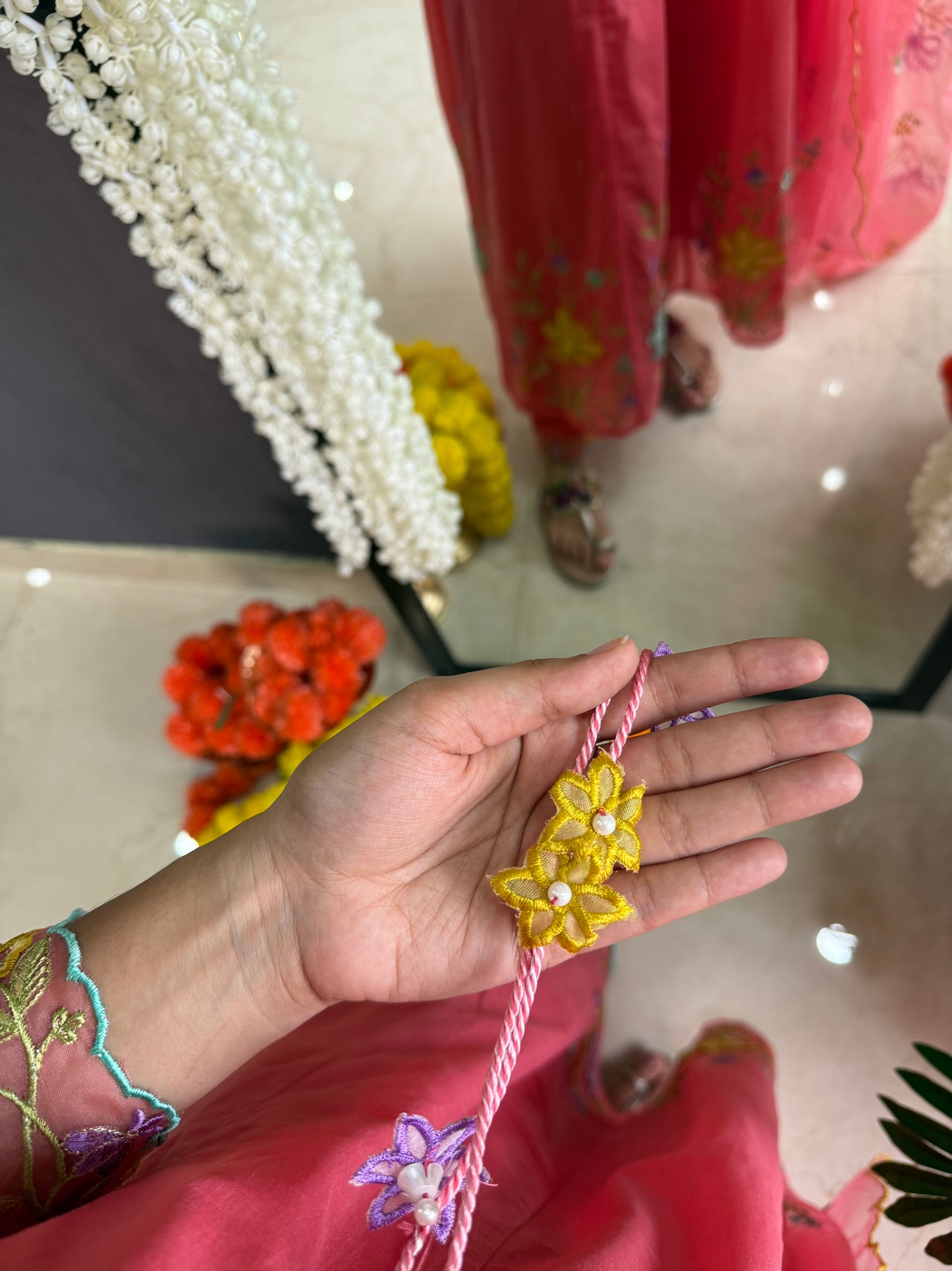 Kalidaar floral Anarkali set