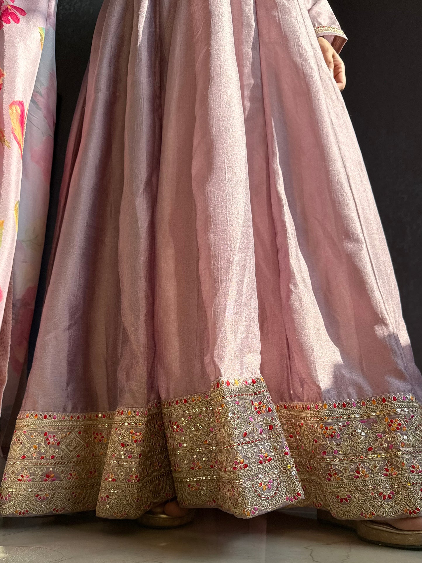 kalidaar designer Anarkali set