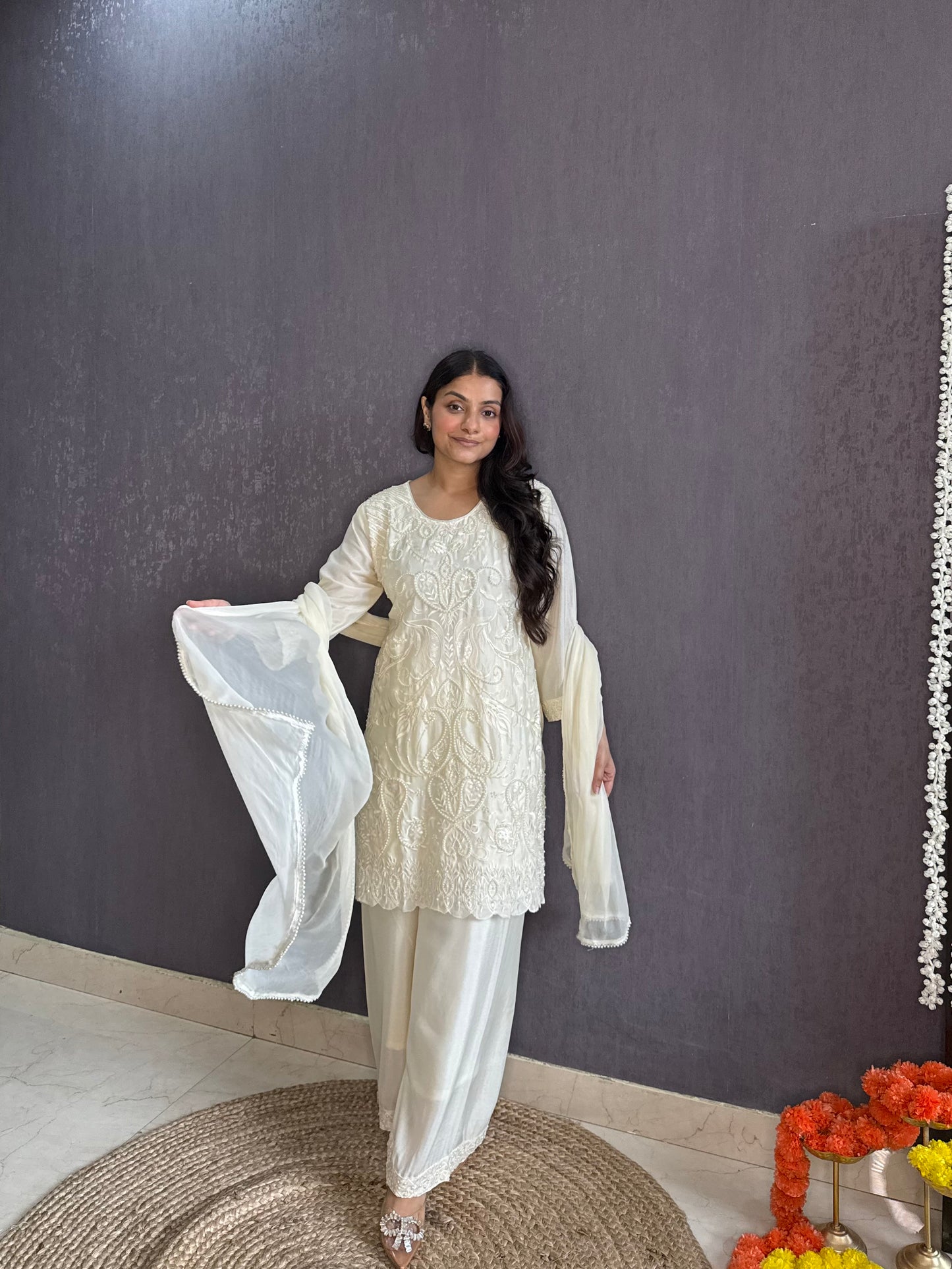 Premium handwork sharara set