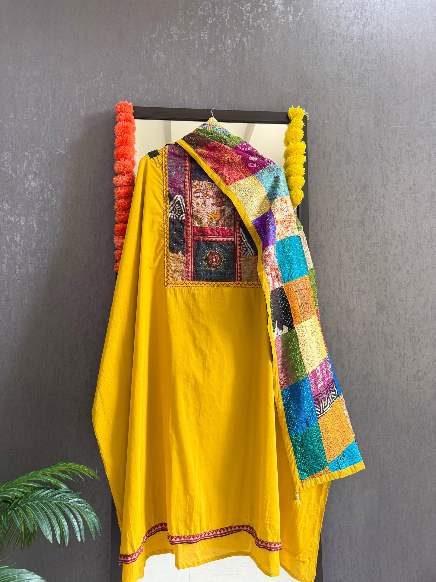 Pure cotton kantha patchwork suits