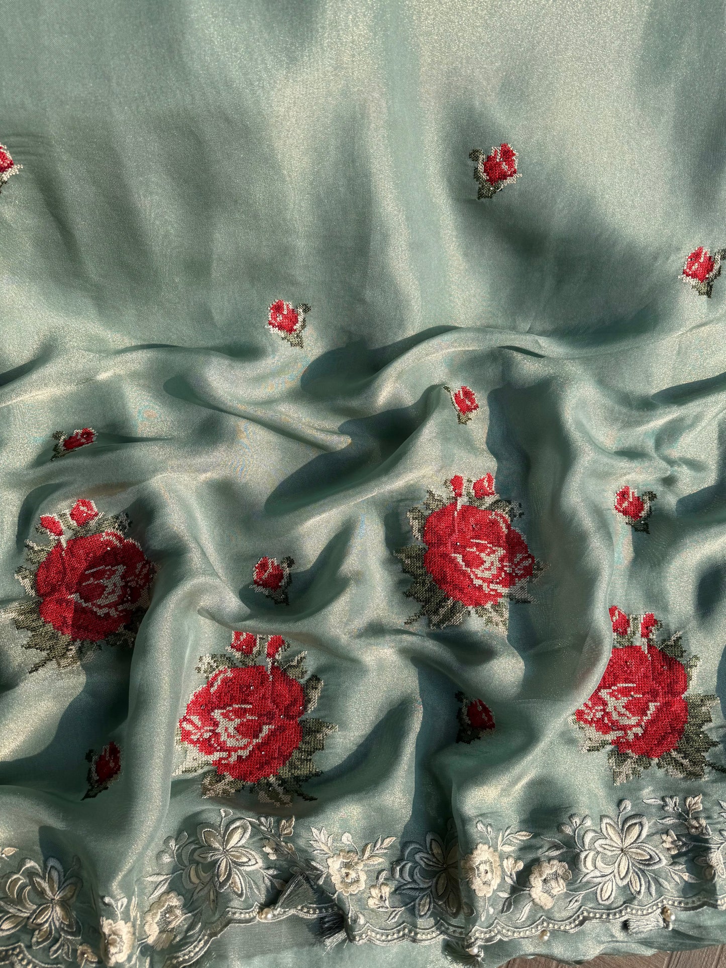 Luxurious Cross stitch suit