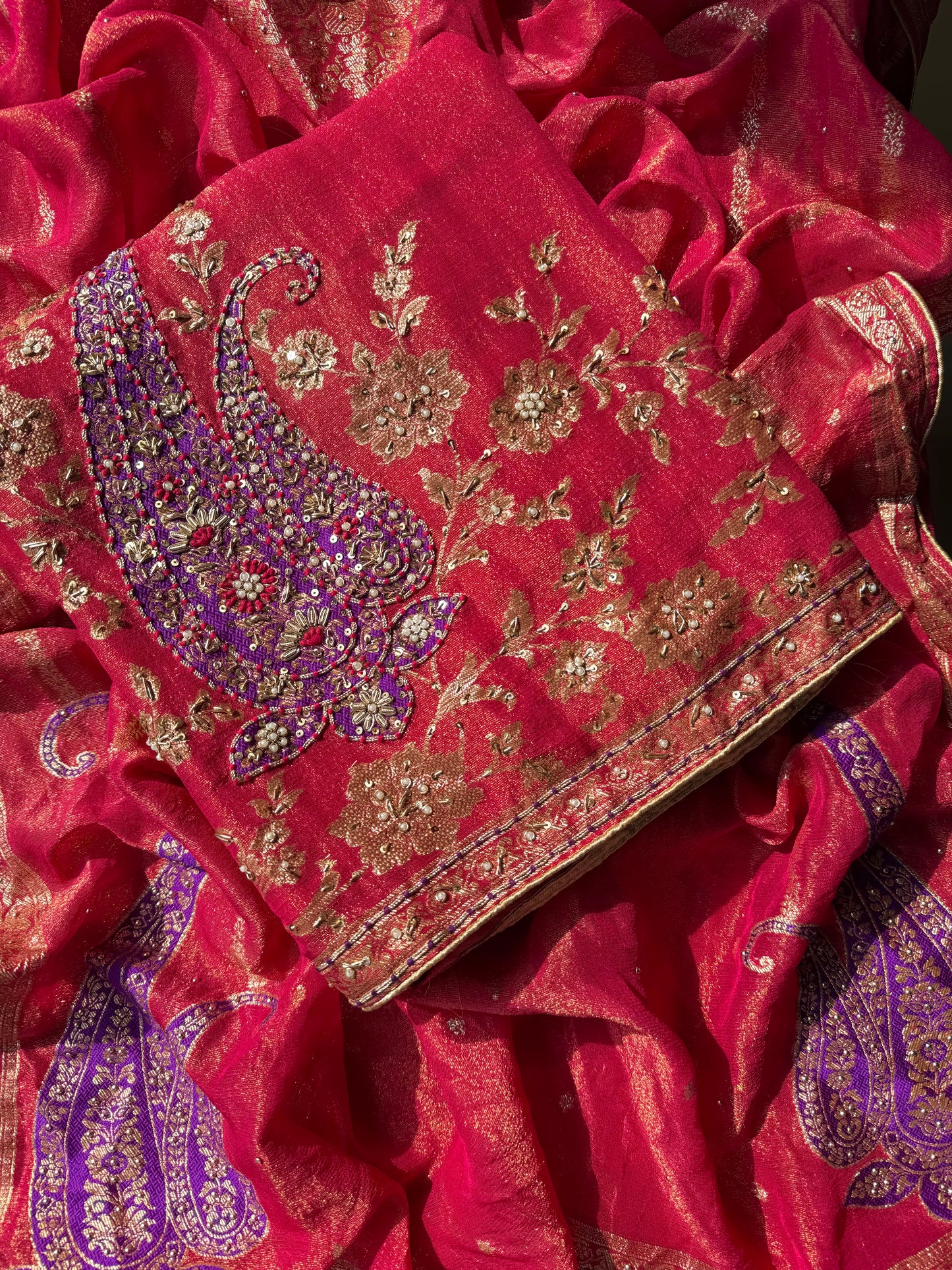 Benarsi zardozi suit