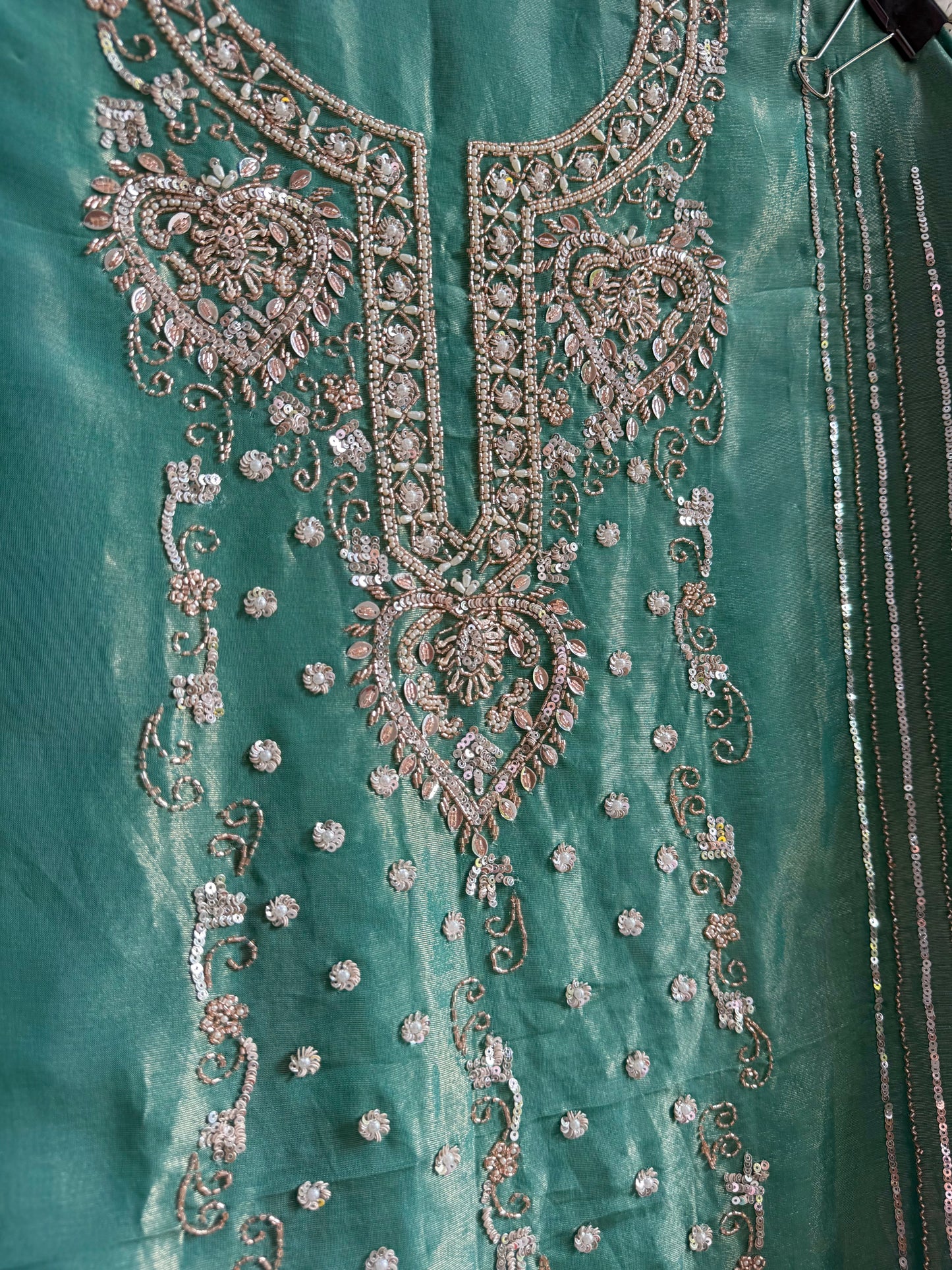 Luxurious hearts handwork suit