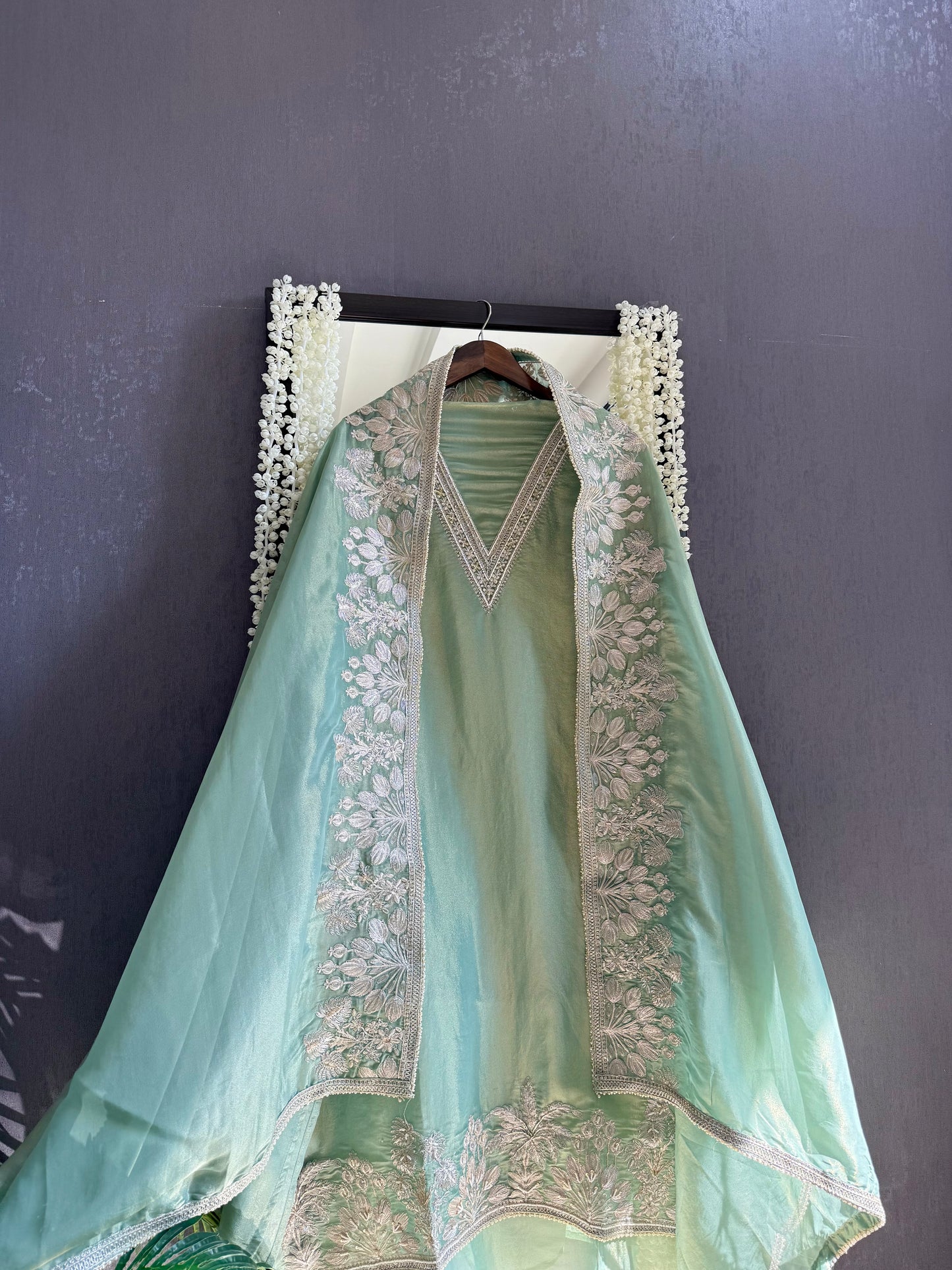 Luxurious Aari work handwork suit