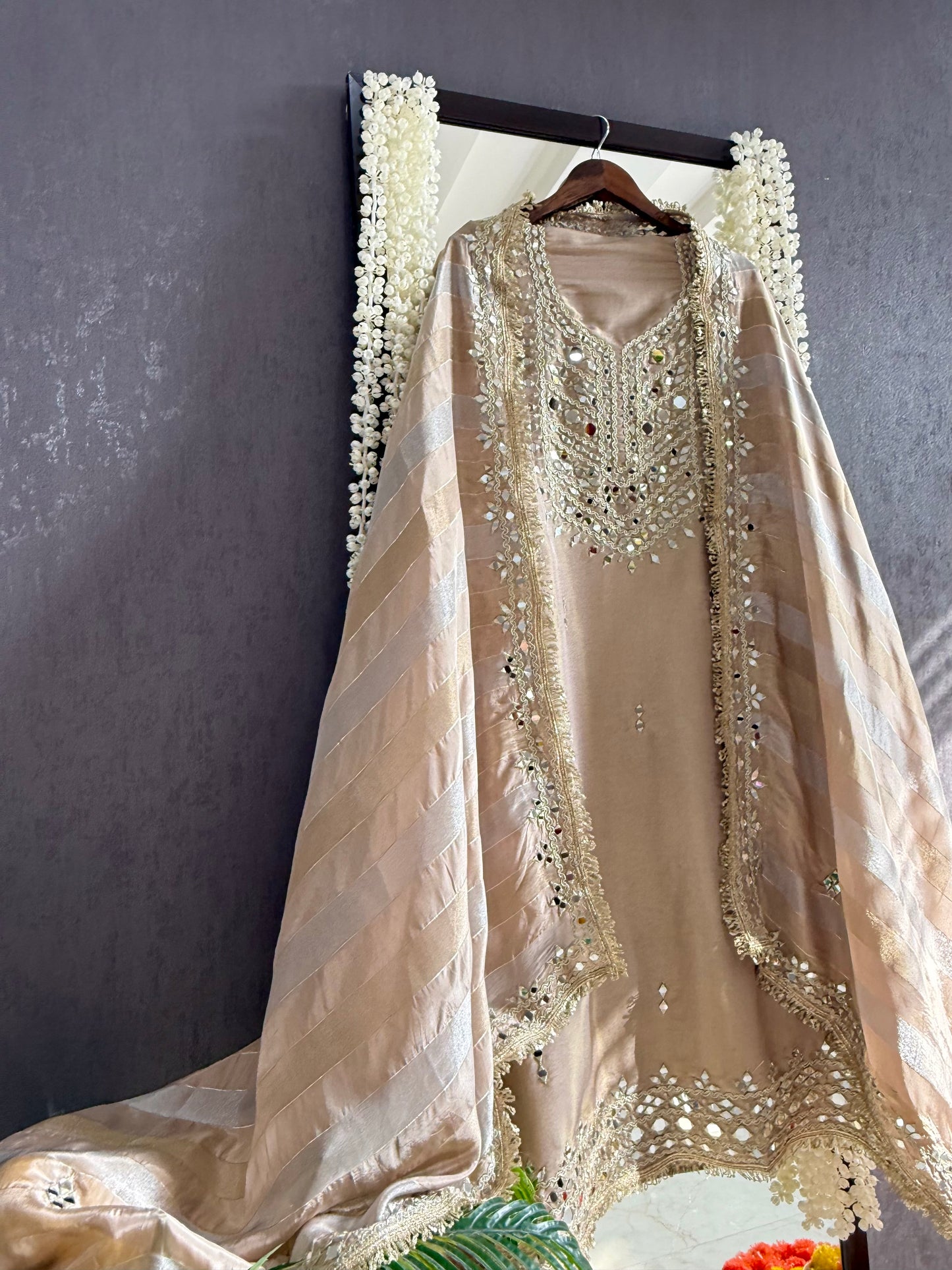 Luxurious Mirrorwork suit