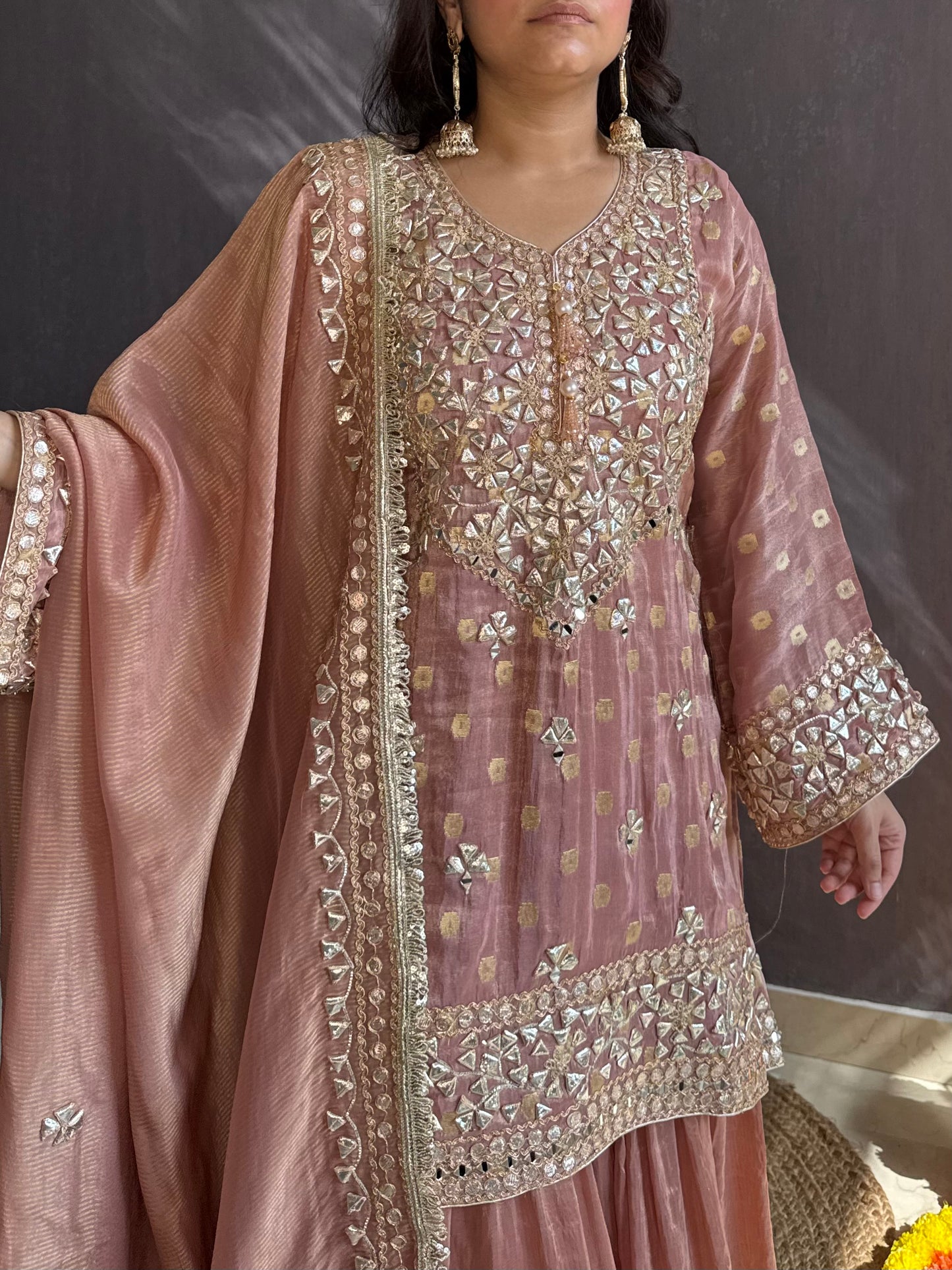 Luxurious gotapatti sharara set