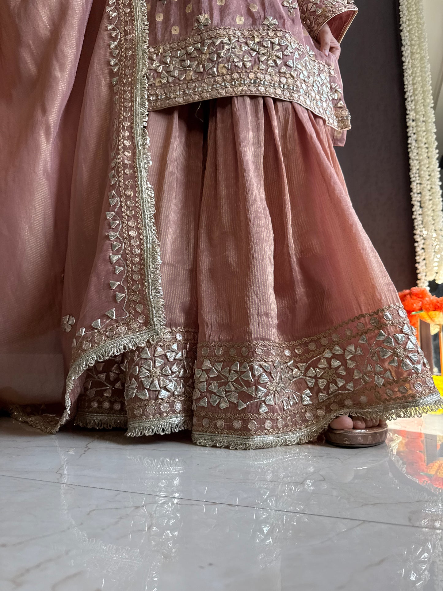 Luxurious gotapatti sharara set