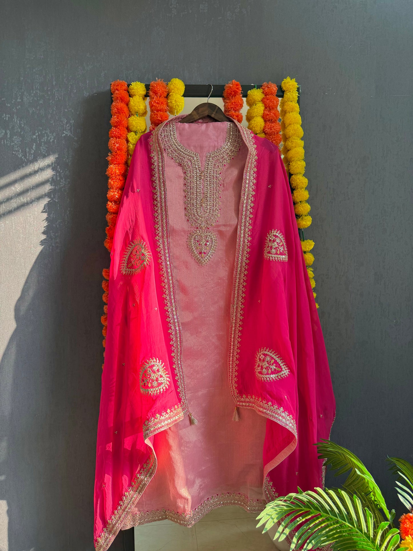 Luxurious Marori aari work suit