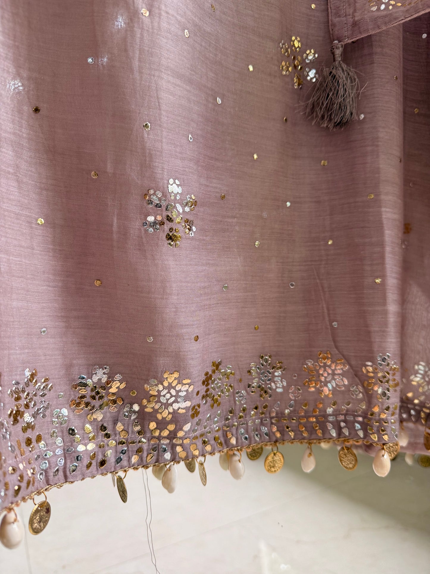 Luxurious Mul chanderi mukaish suit