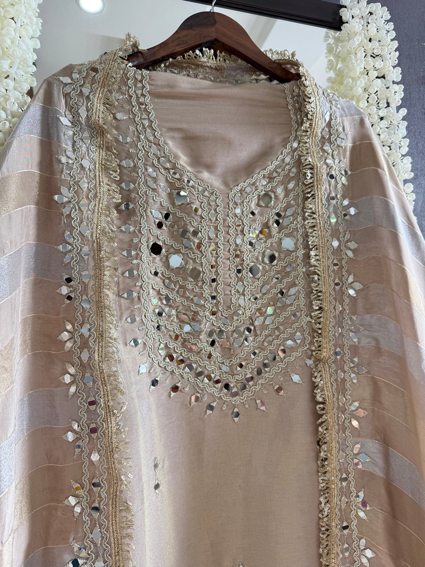 Luxurious Mirrorwork suit