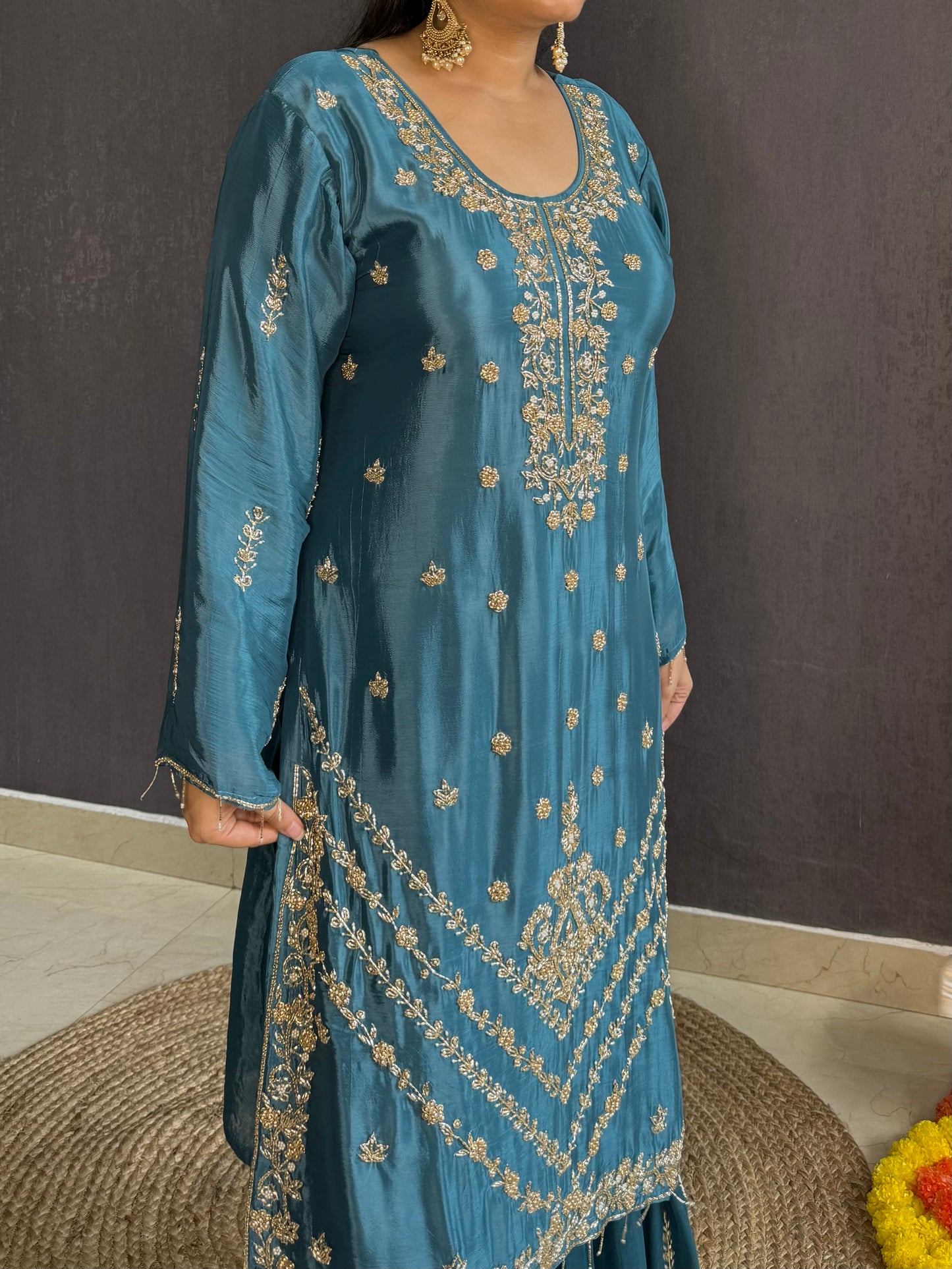 Handwork sharara set