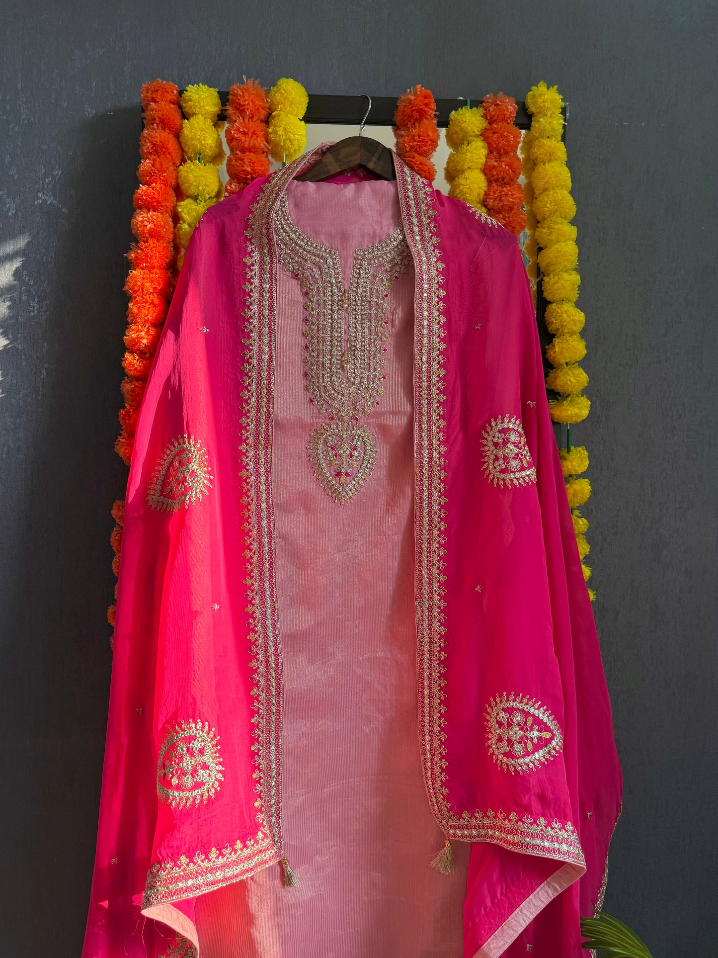 Luxurious Marori aari work suit