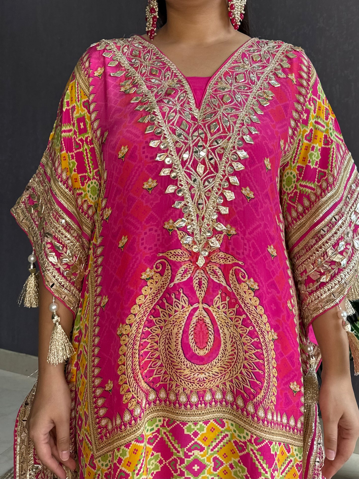 Luxurious patola kaftan set