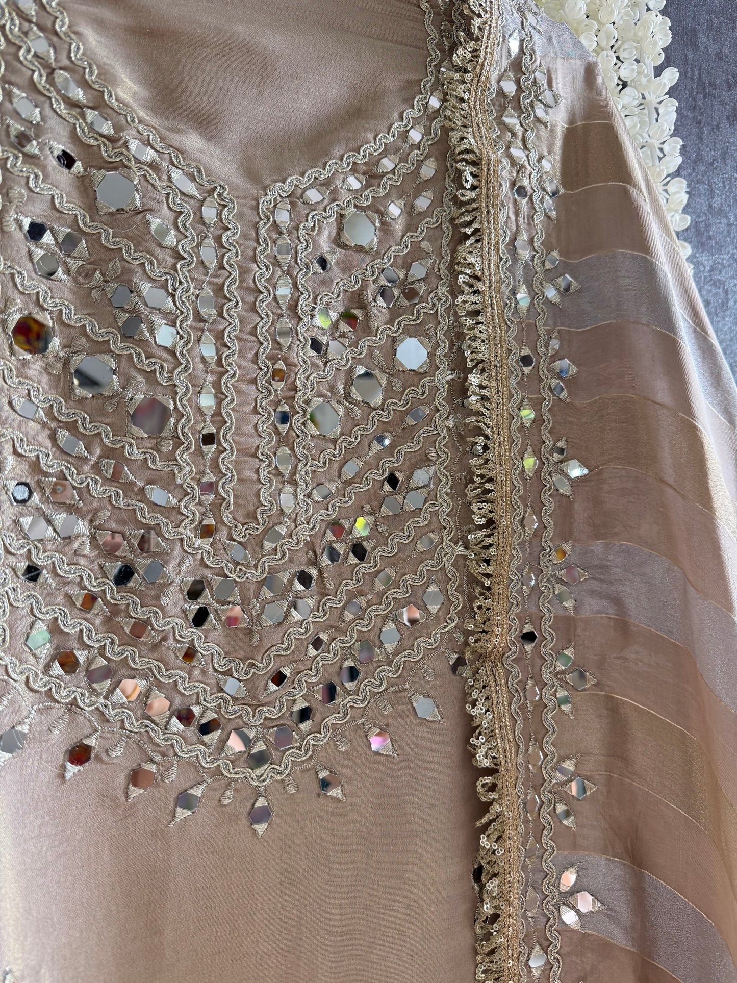 Luxurious Mirrorwork suit