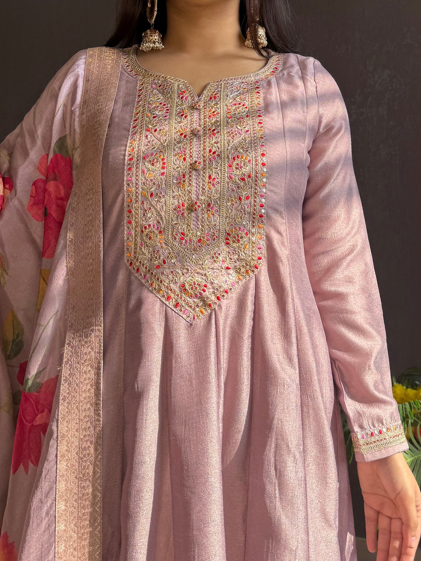 kalidaar designer Anarkali set