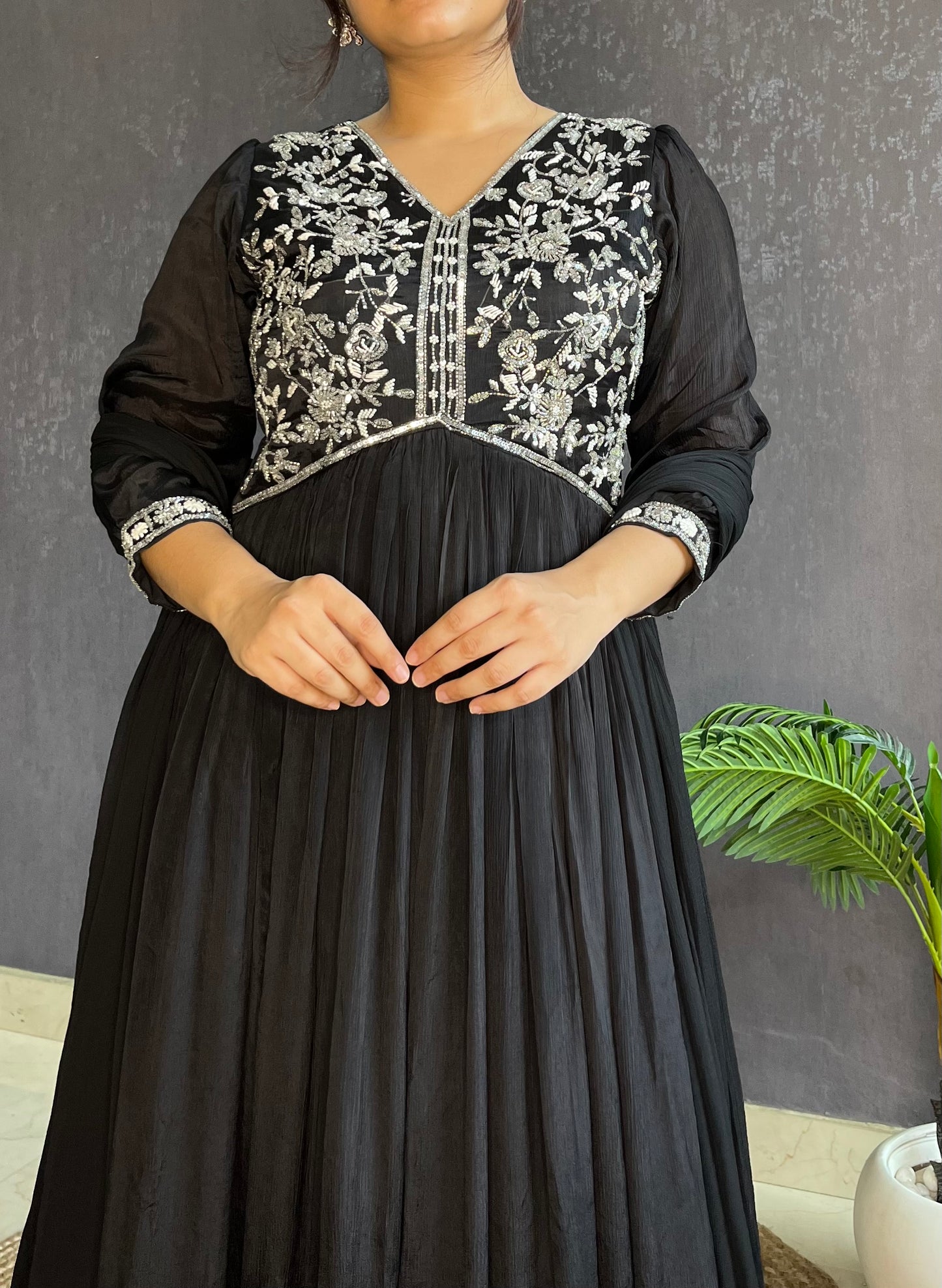 Handwork Anarkali suit