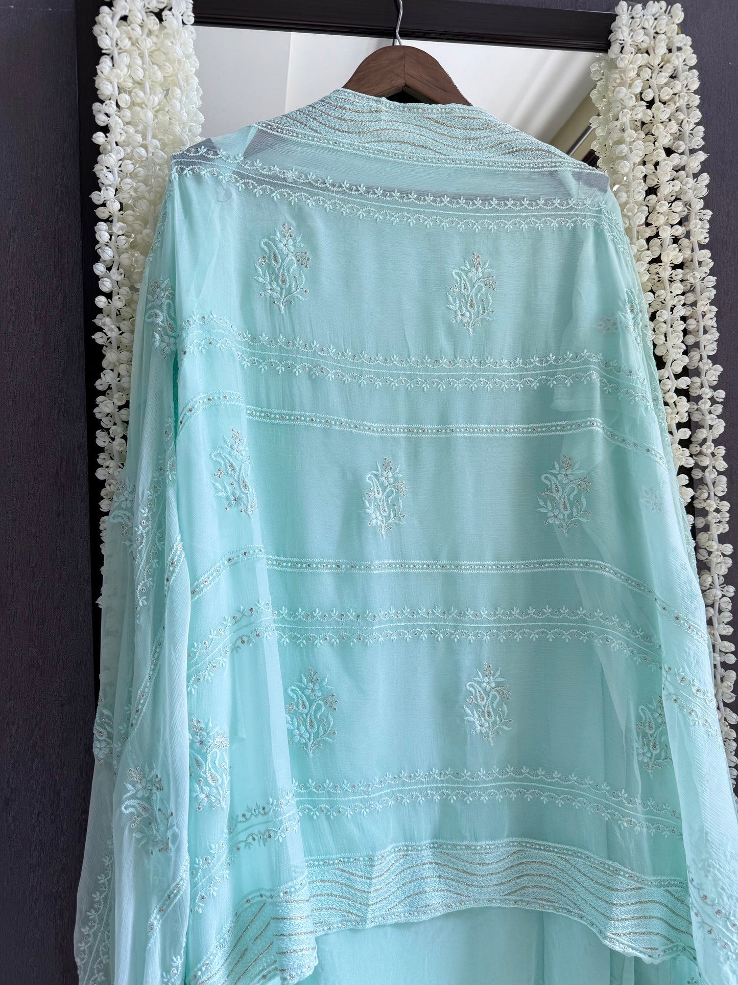 Lucknowi chikankari handwork suit