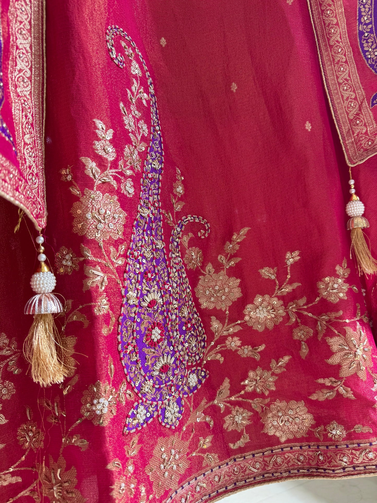 Benarsi zardozi suit