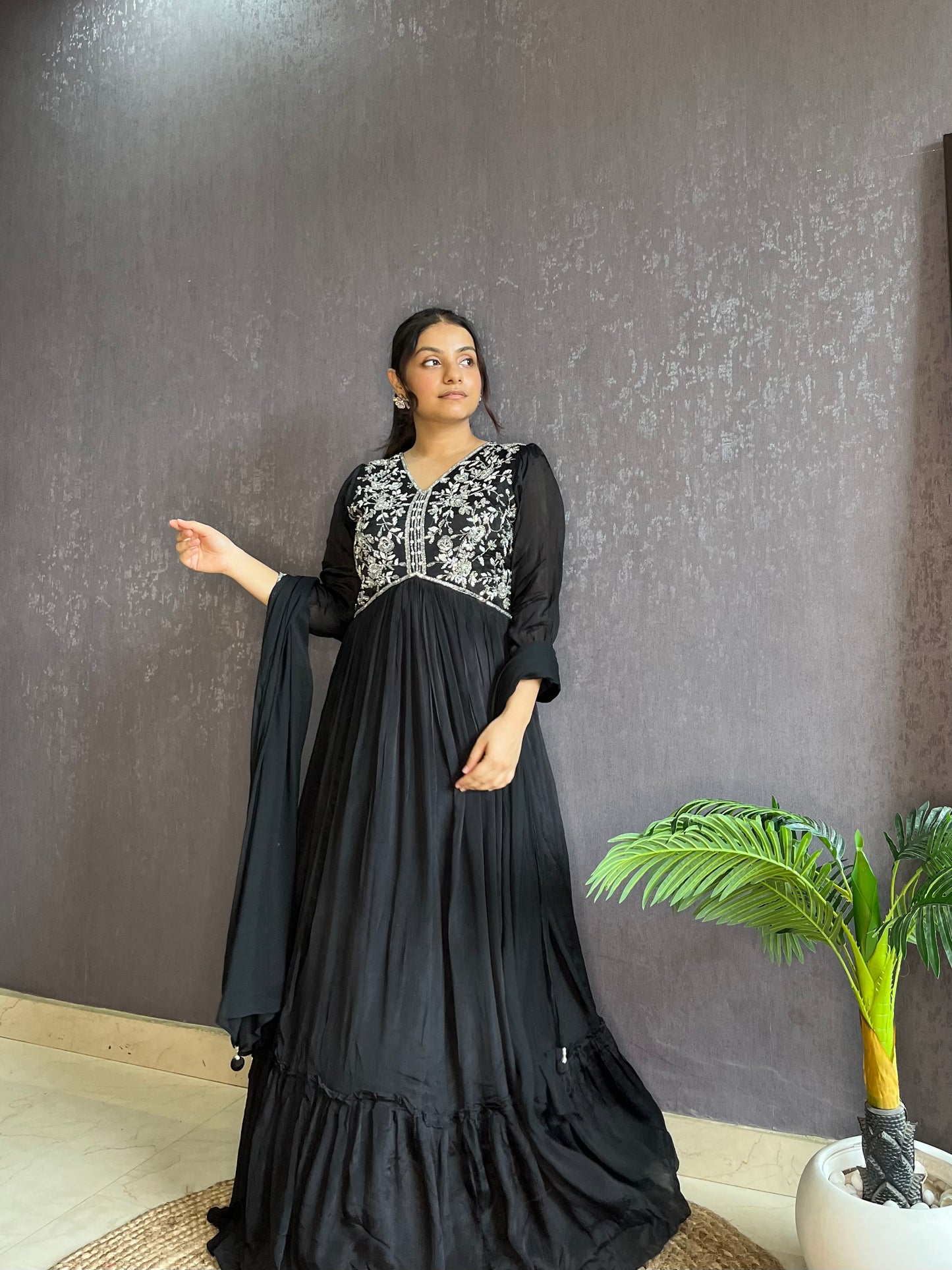 Handwork Anarkali suit