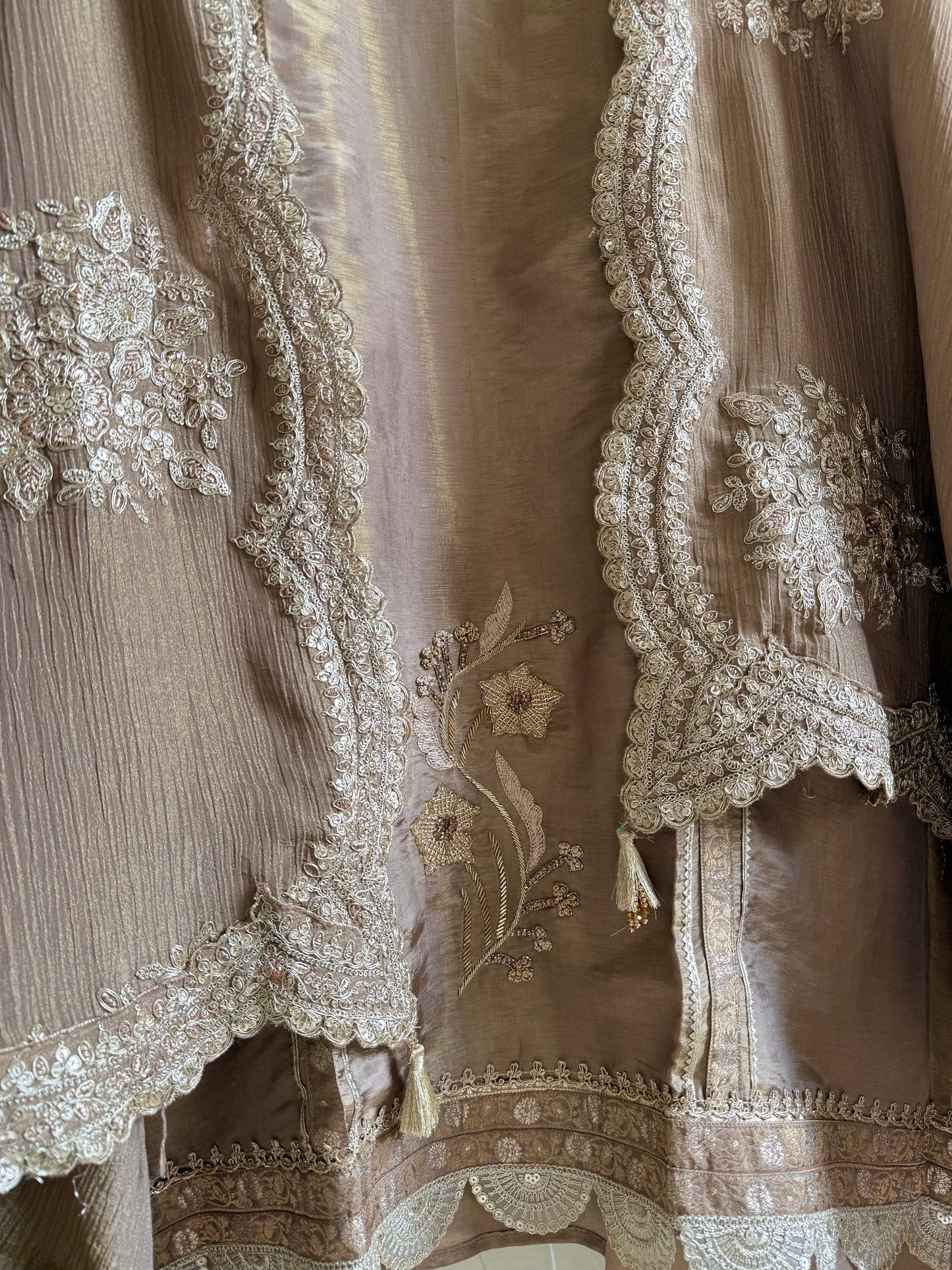 Luxurious Benarsi Tissue silk suit