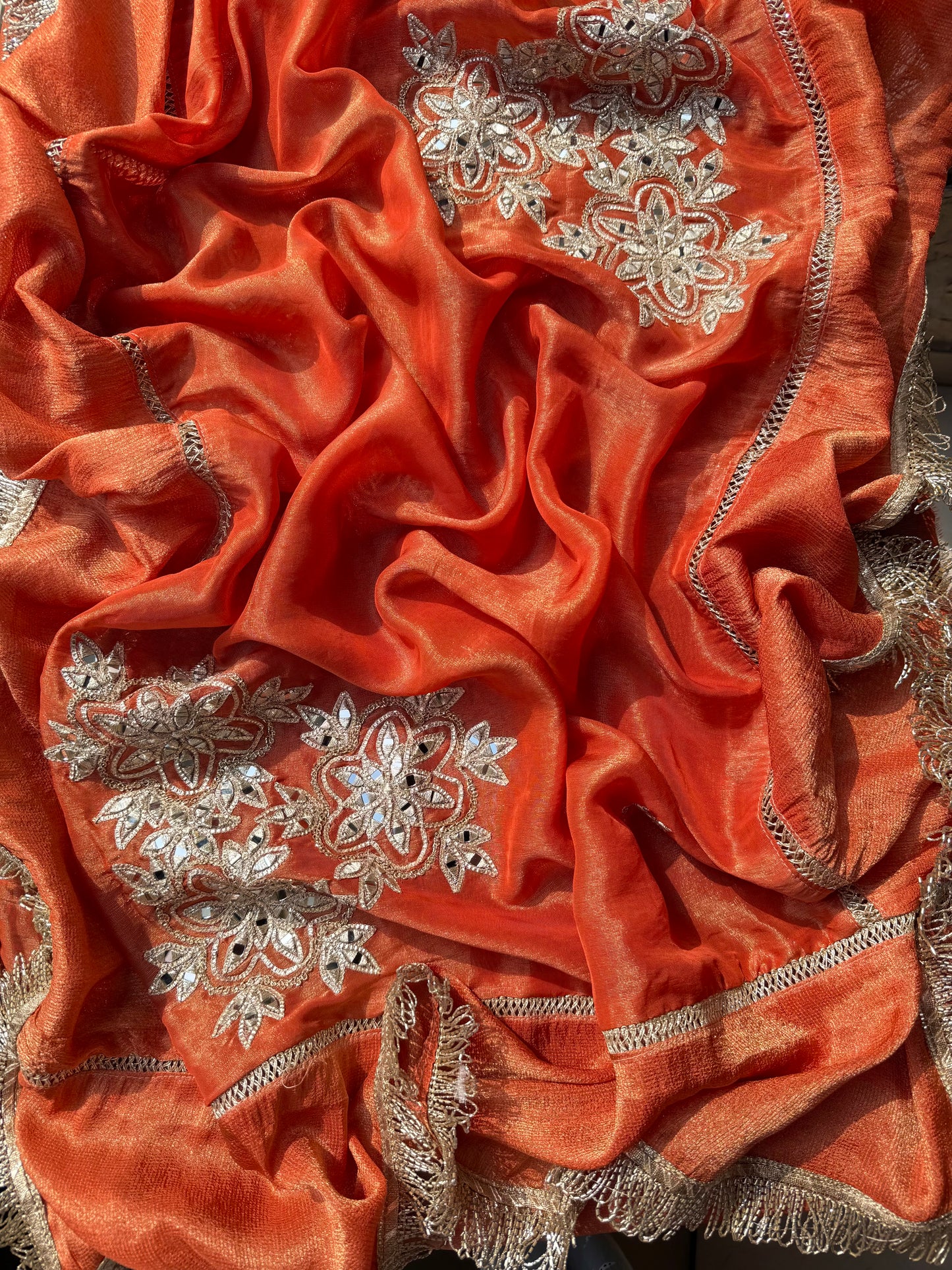 Luxurious brocade benarsi Mirror suit
