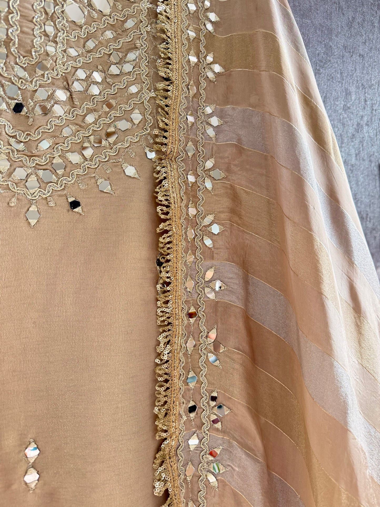 Luxurious Mirrorwork suit