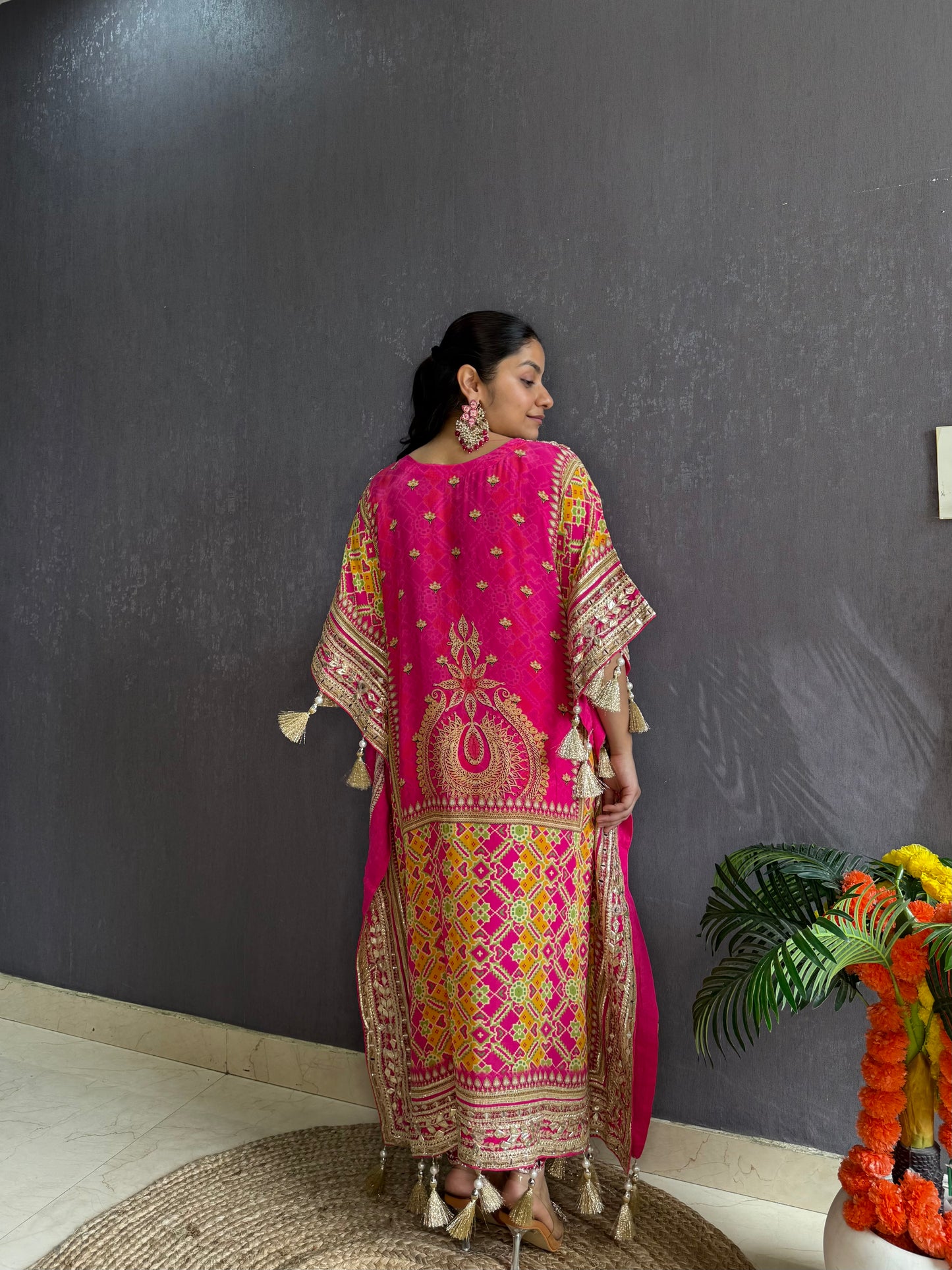 Luxurious patola kaftan set