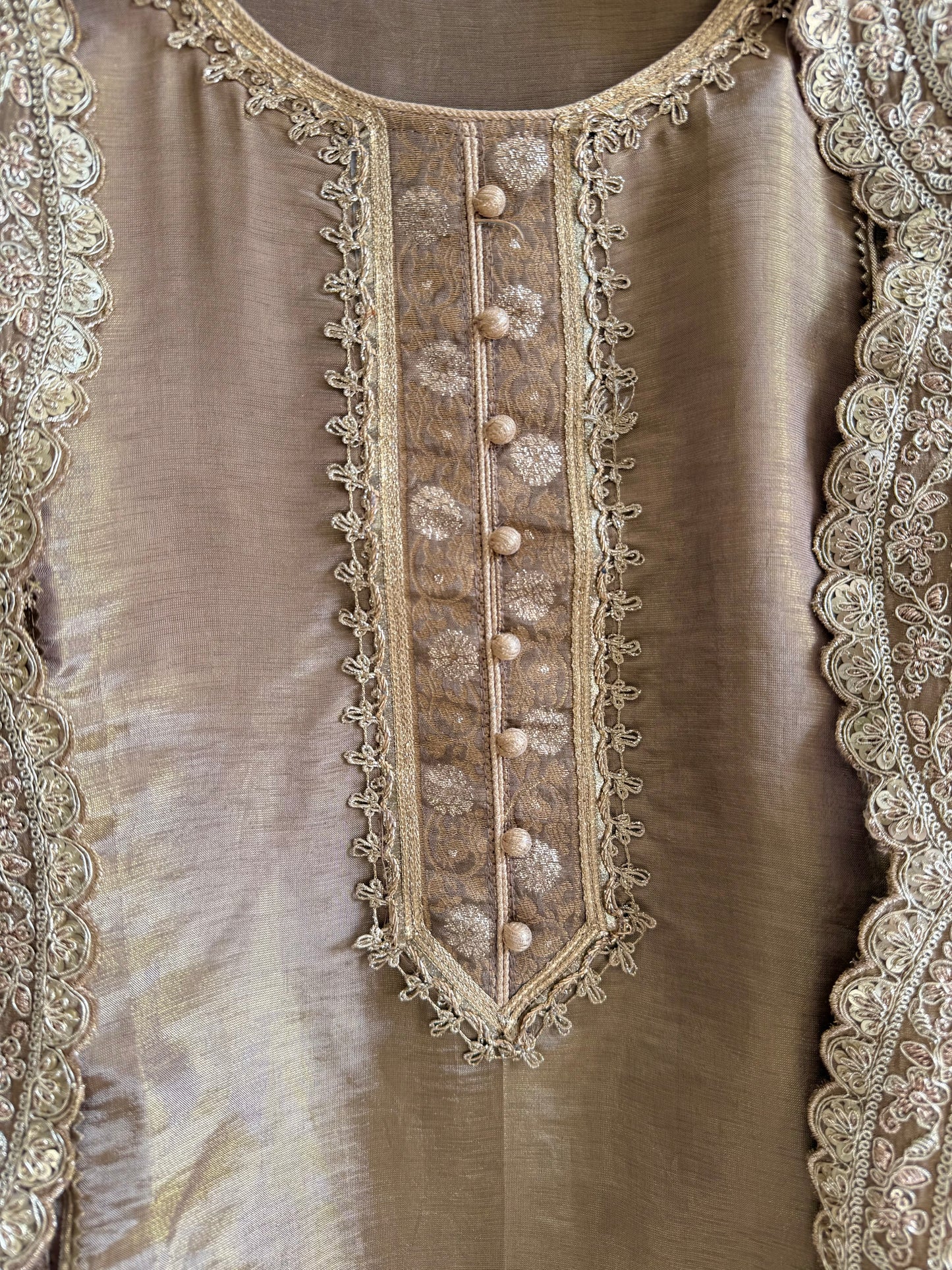 Luxurious Benarsi Tissue silk suit