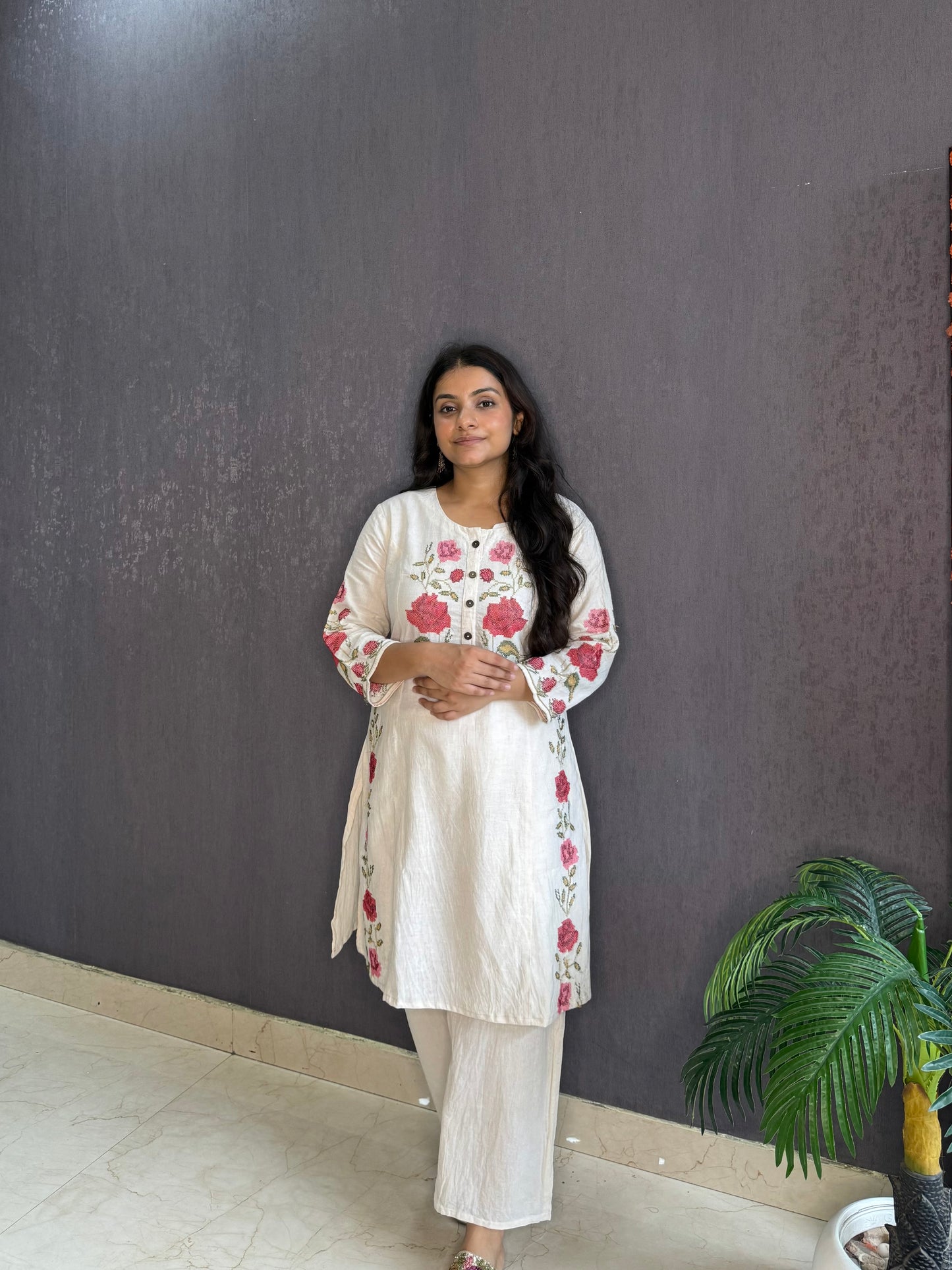 Pure cotton roses coord set