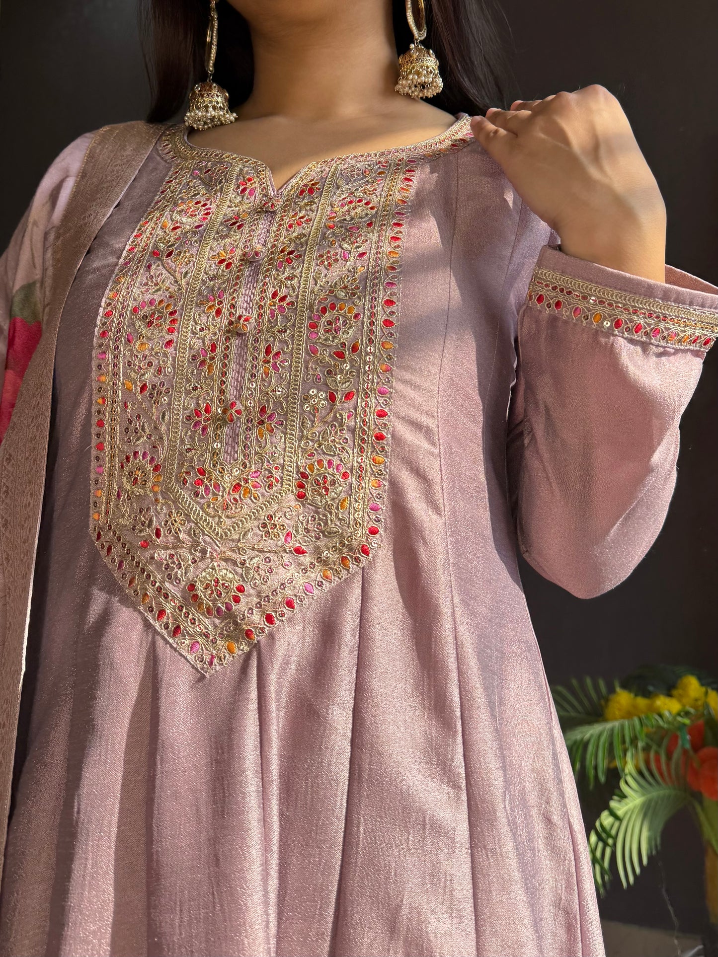 kalidaar designer Anarkali set