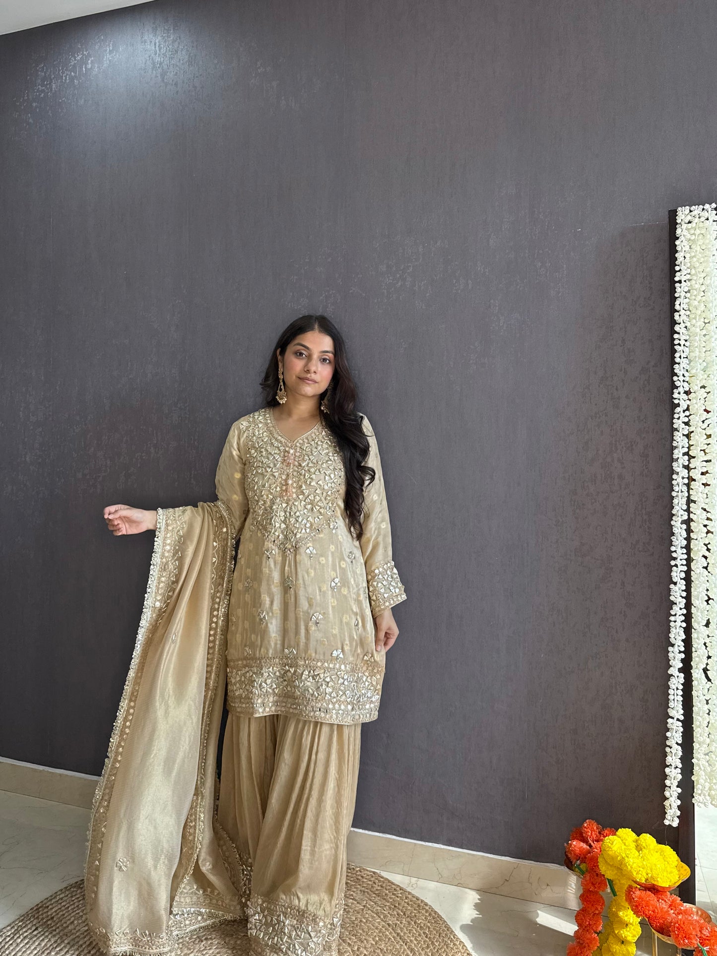 Luxurious gotapatti sharara set