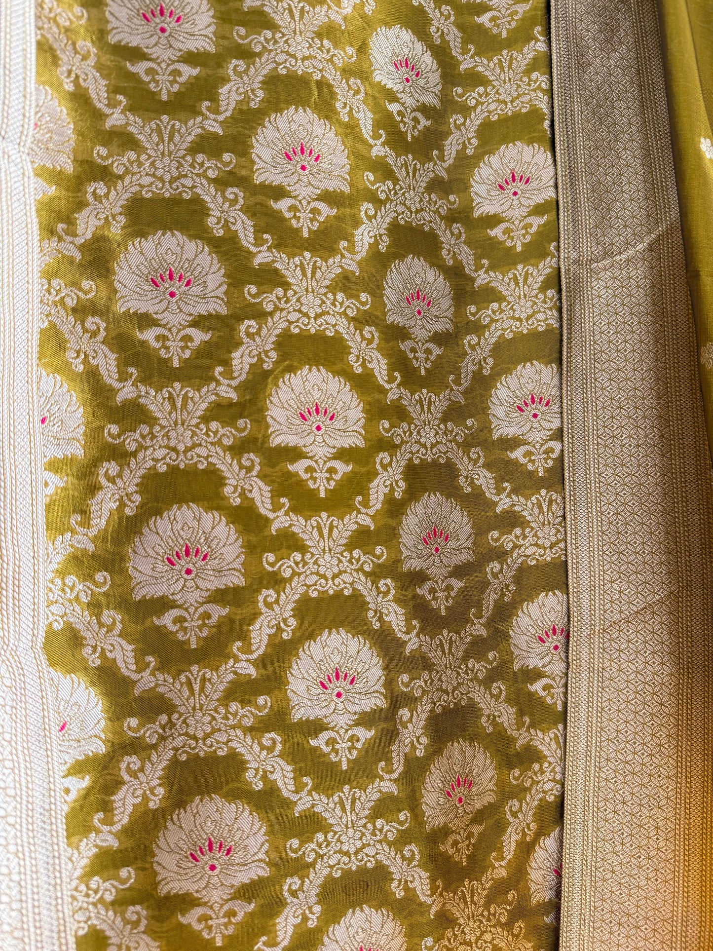 Brocade Benarsi silk handwork suit
