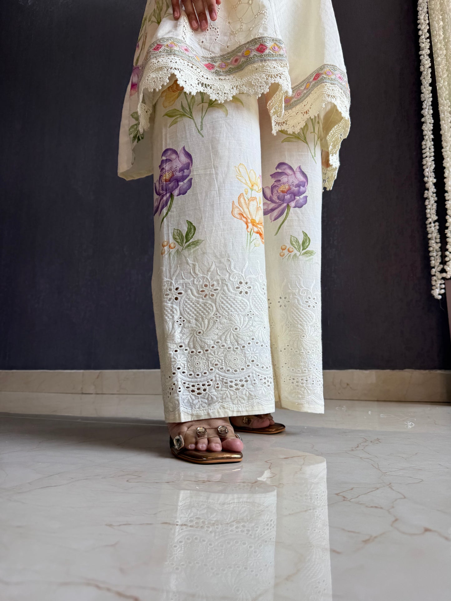 Pure cotton designer kurta set