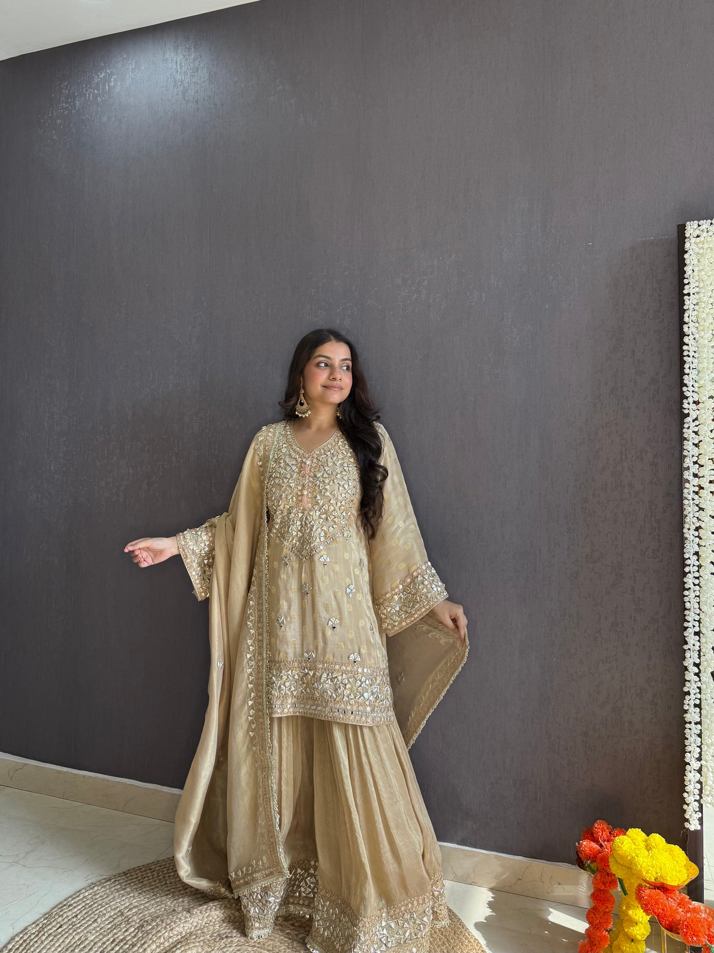 Luxurious gotapatti sharara set