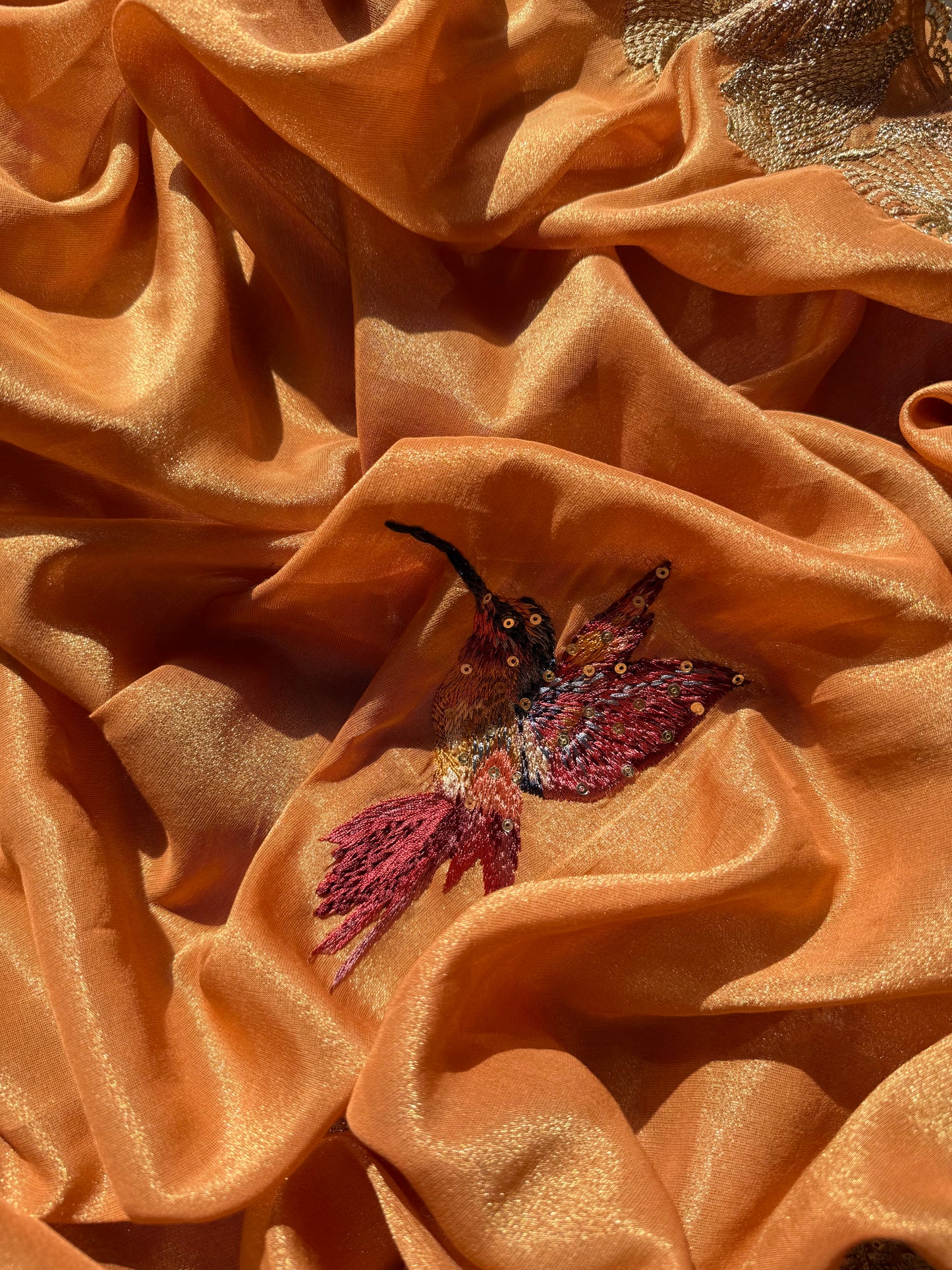 Luxurious birds handwork birds suit