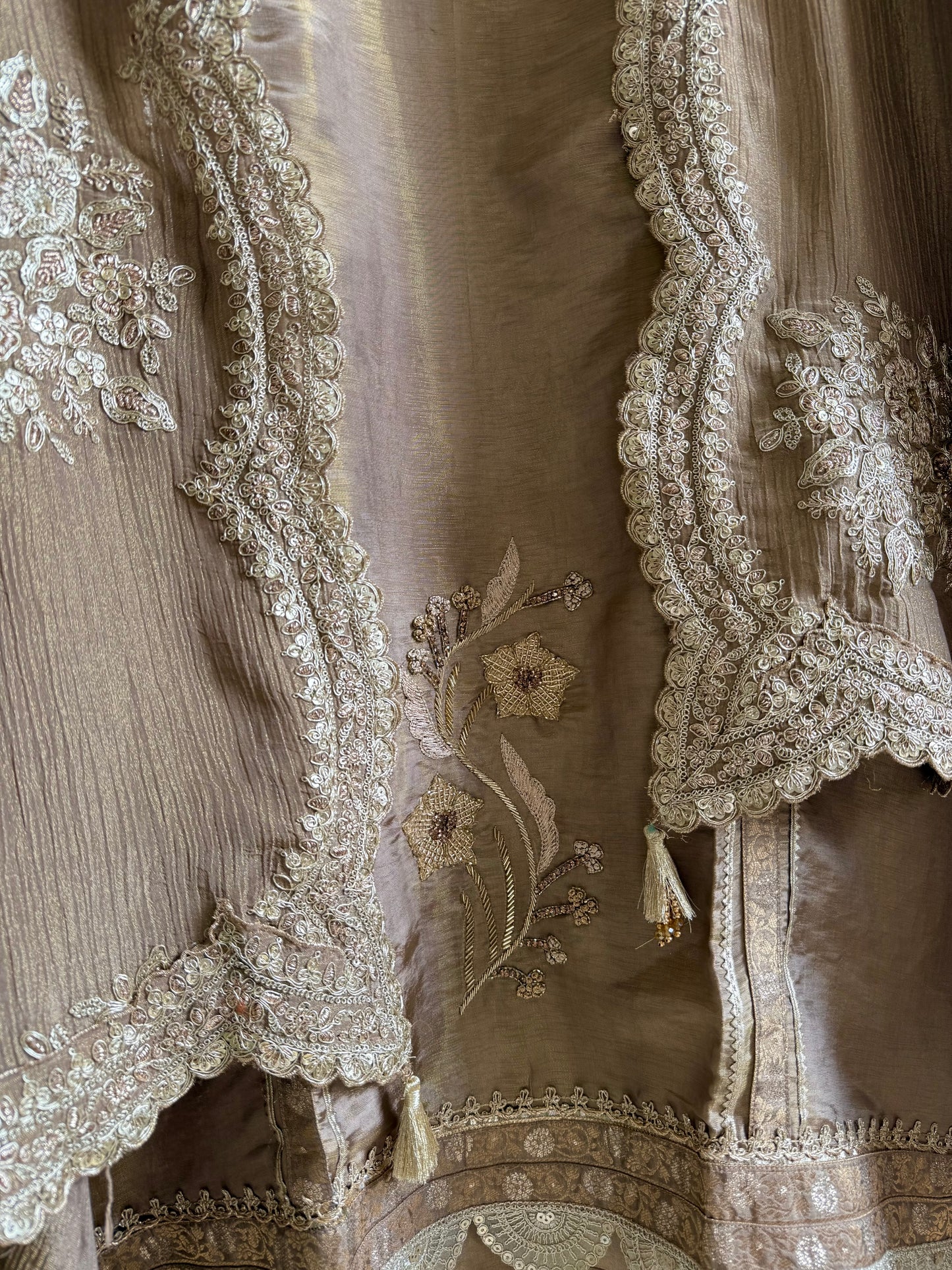 Luxurious Benarsi Tissue silk suit