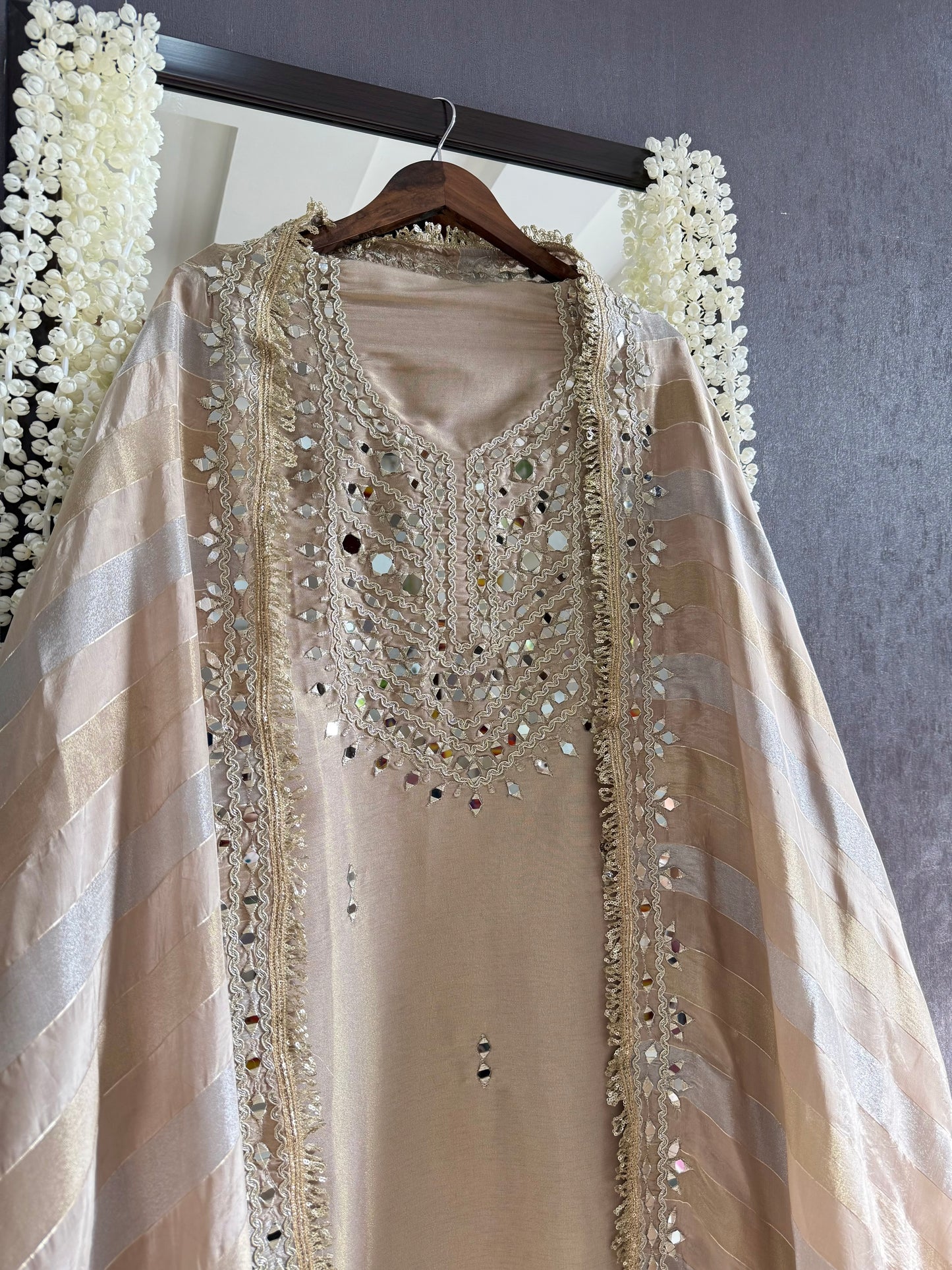 Luxurious Mirrorwork suit