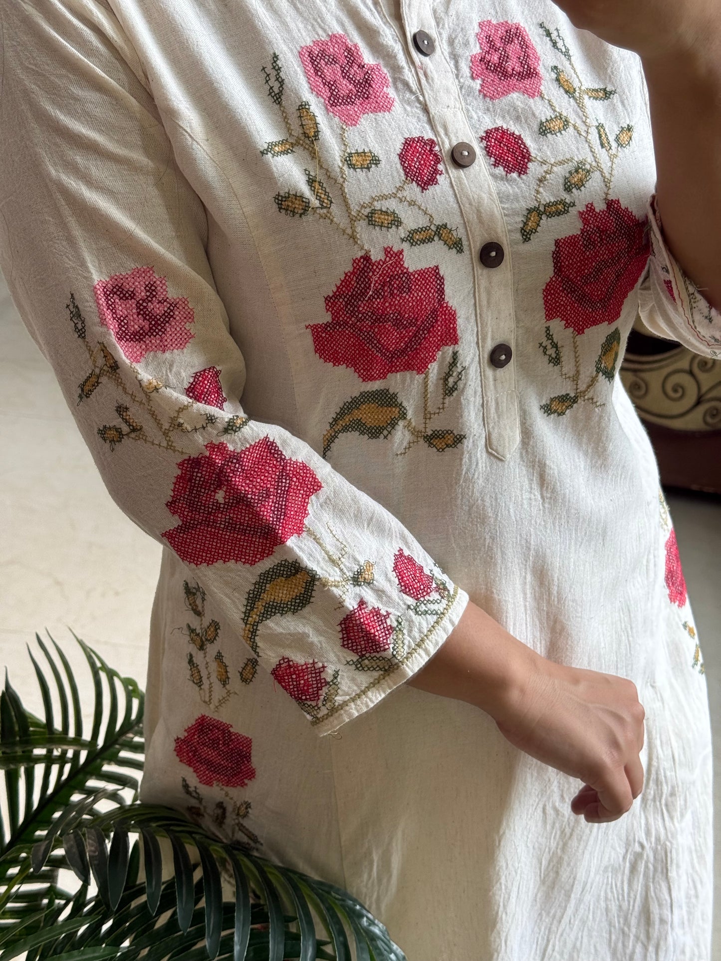 Pure cotton roses coord set