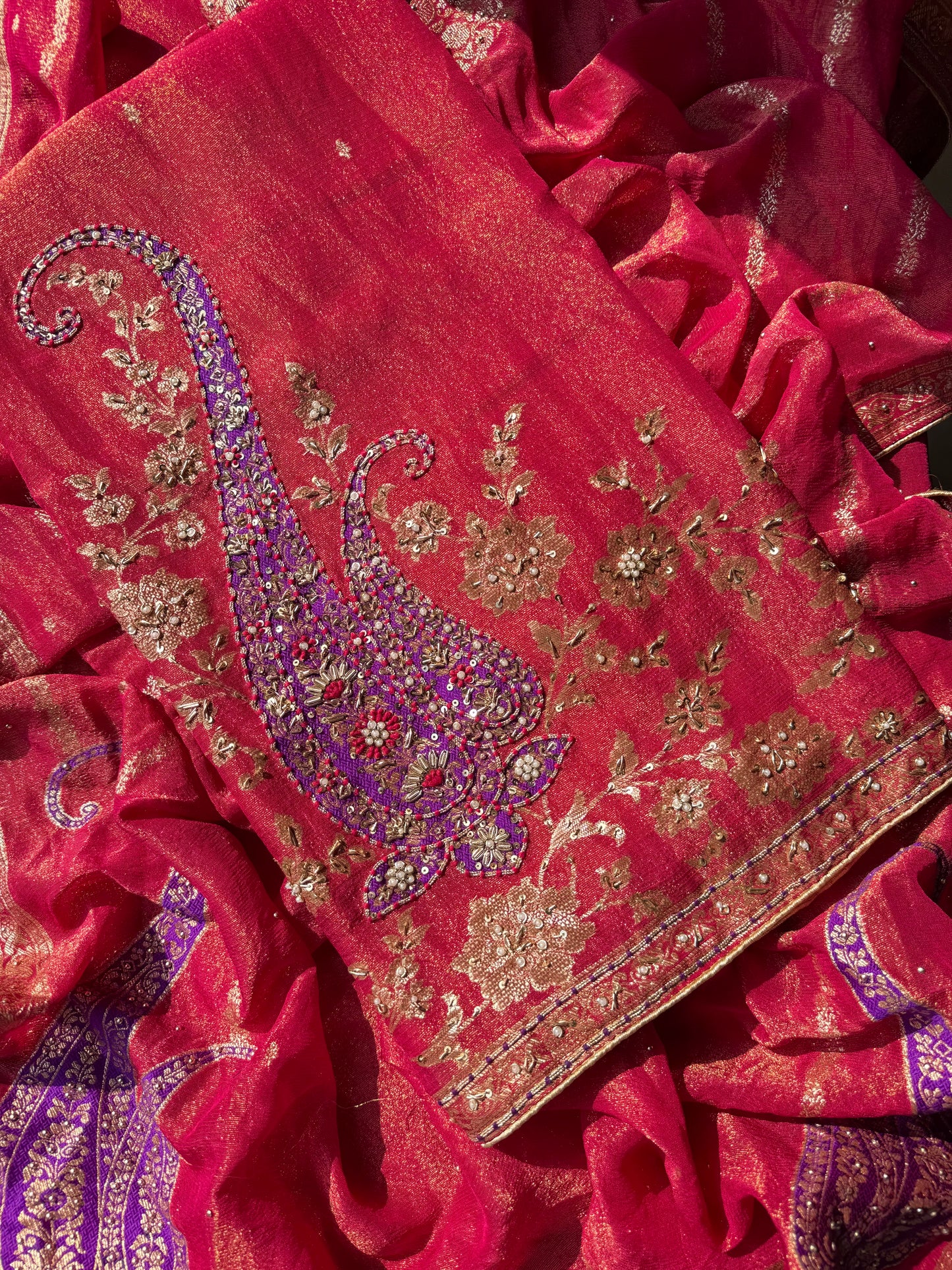 Benarsi zardozi suit