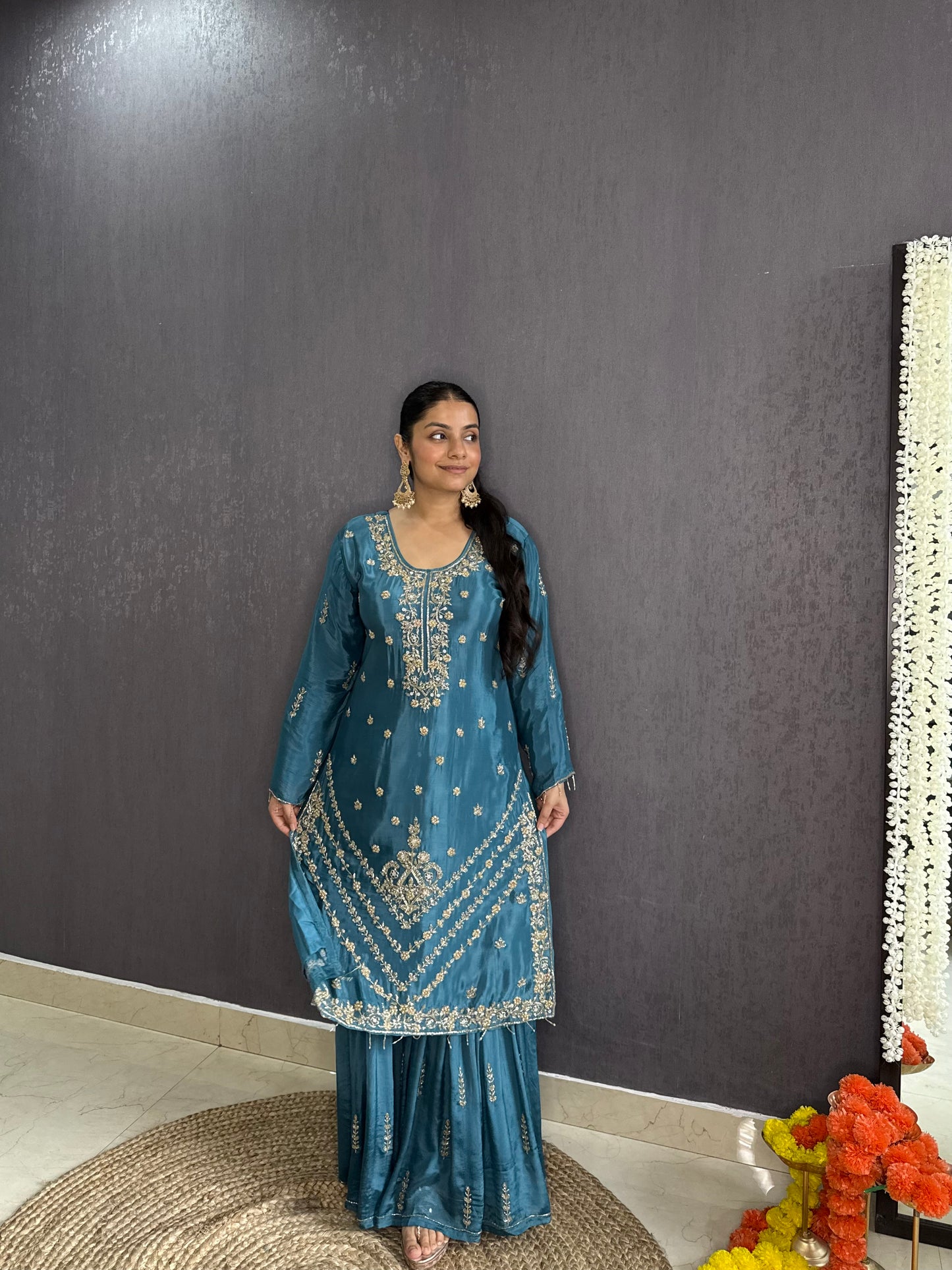 Handwork sharara set