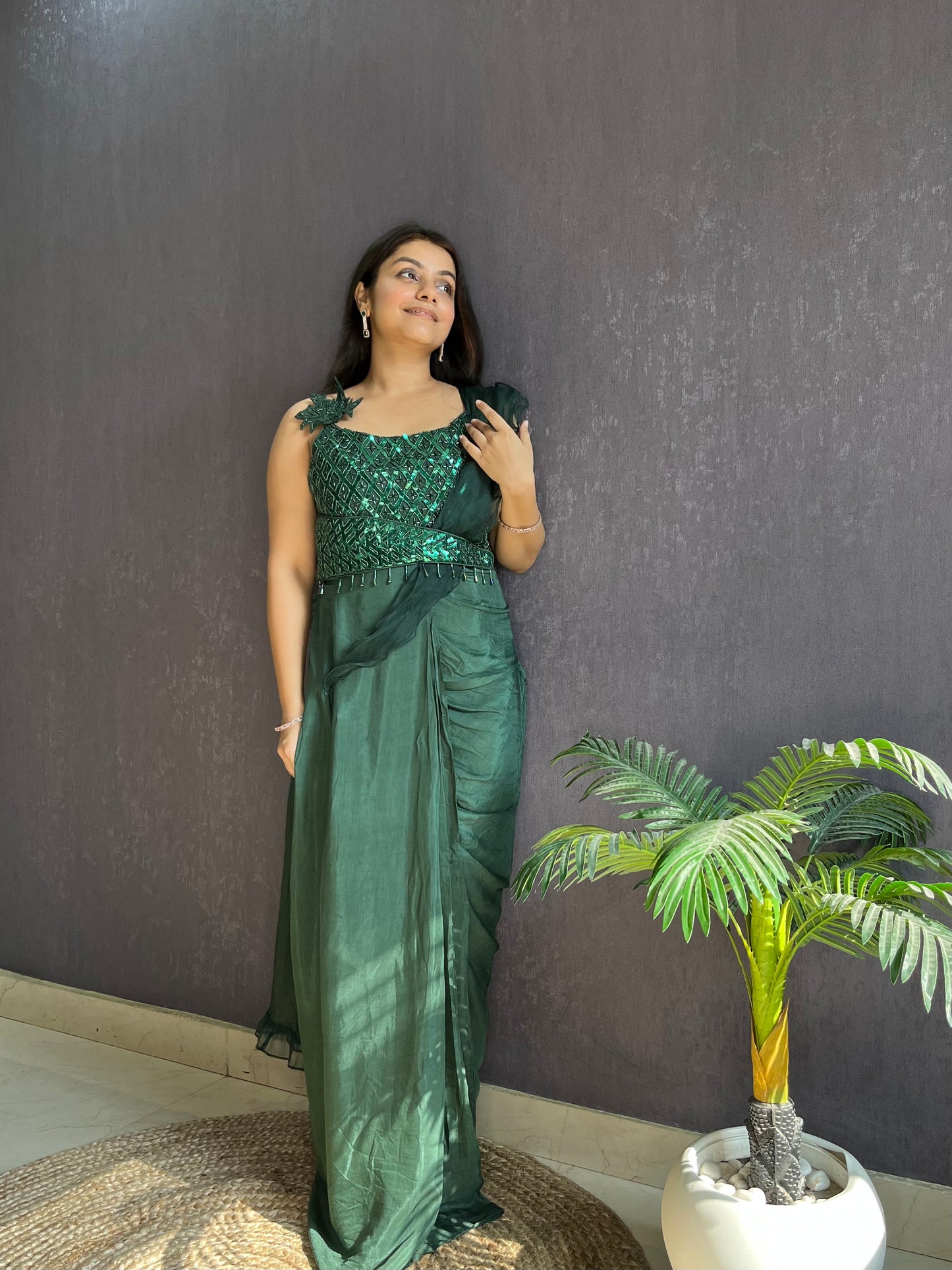 Draped Gown Saree