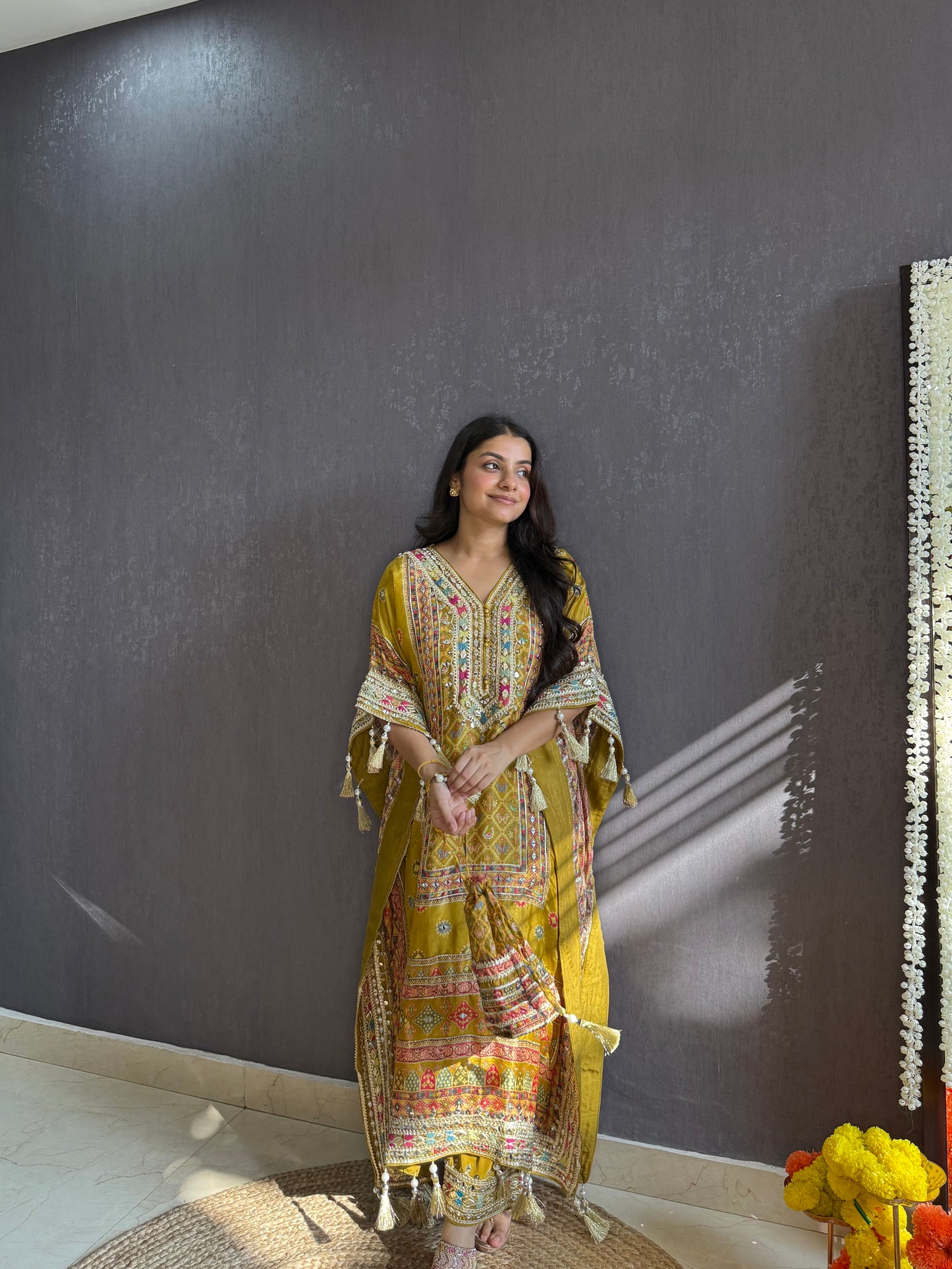 Luxurious patola kaftan set